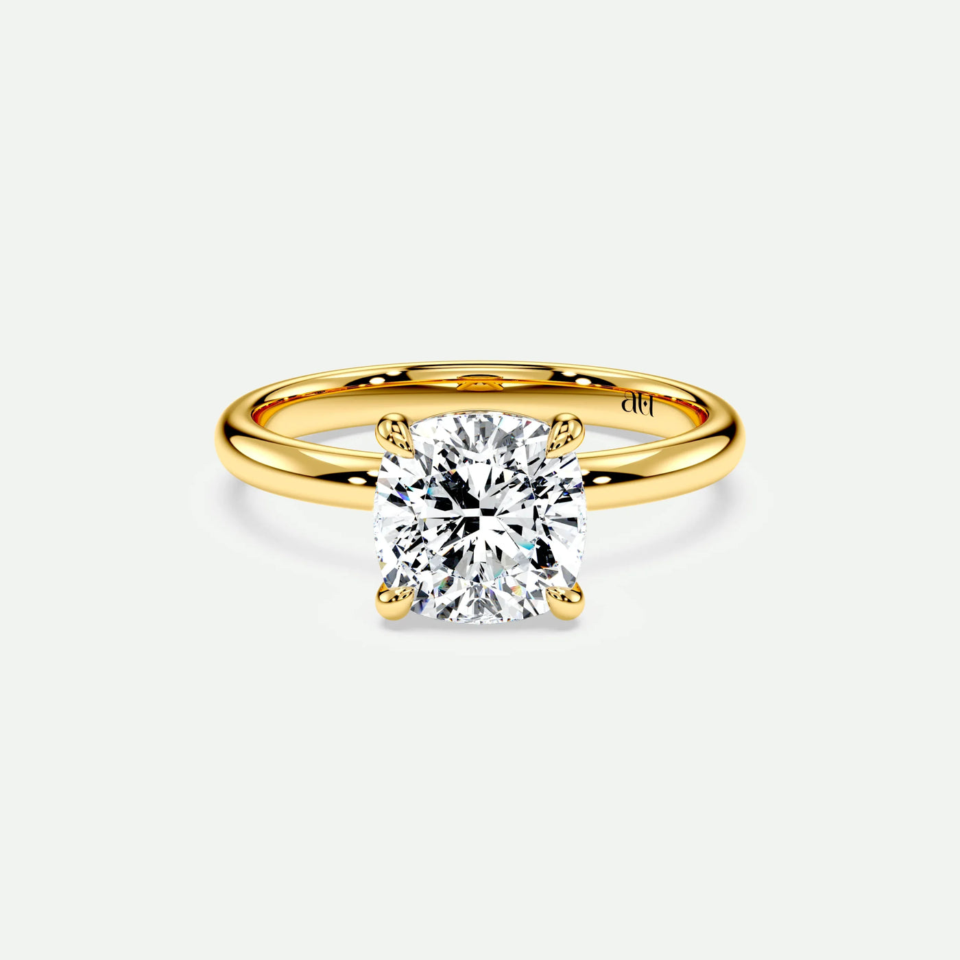 Cushion - Silver (Yellow Gold)