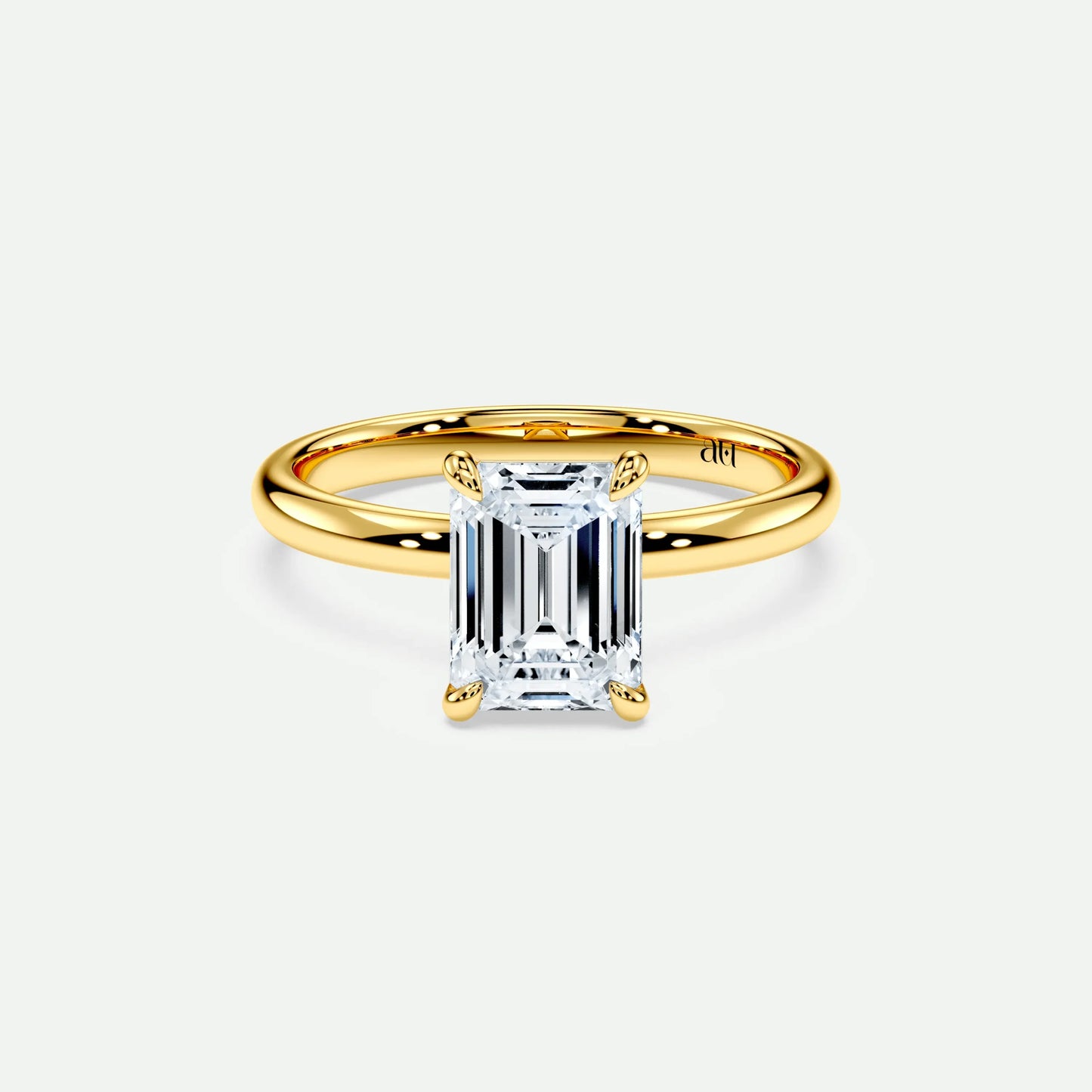 Emerald - Silver (Yellow Gold)