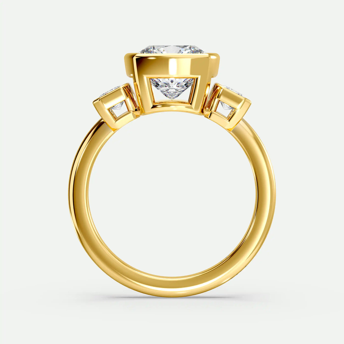 Cushion - Silver (Yellow Gold)
