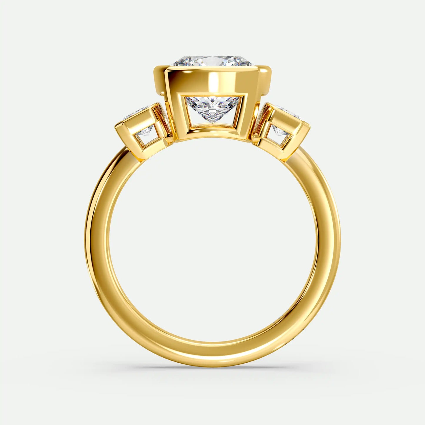 Cushion - Silver (Yellow Gold)
