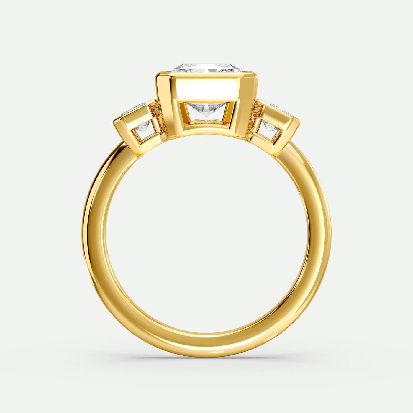 Radiant - Silver (Yellow Gold)

