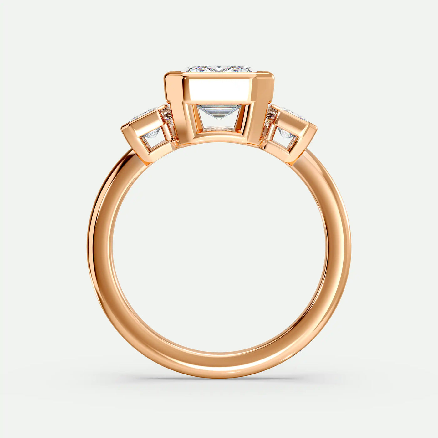 Emerald - Silver (Rose Gold)
