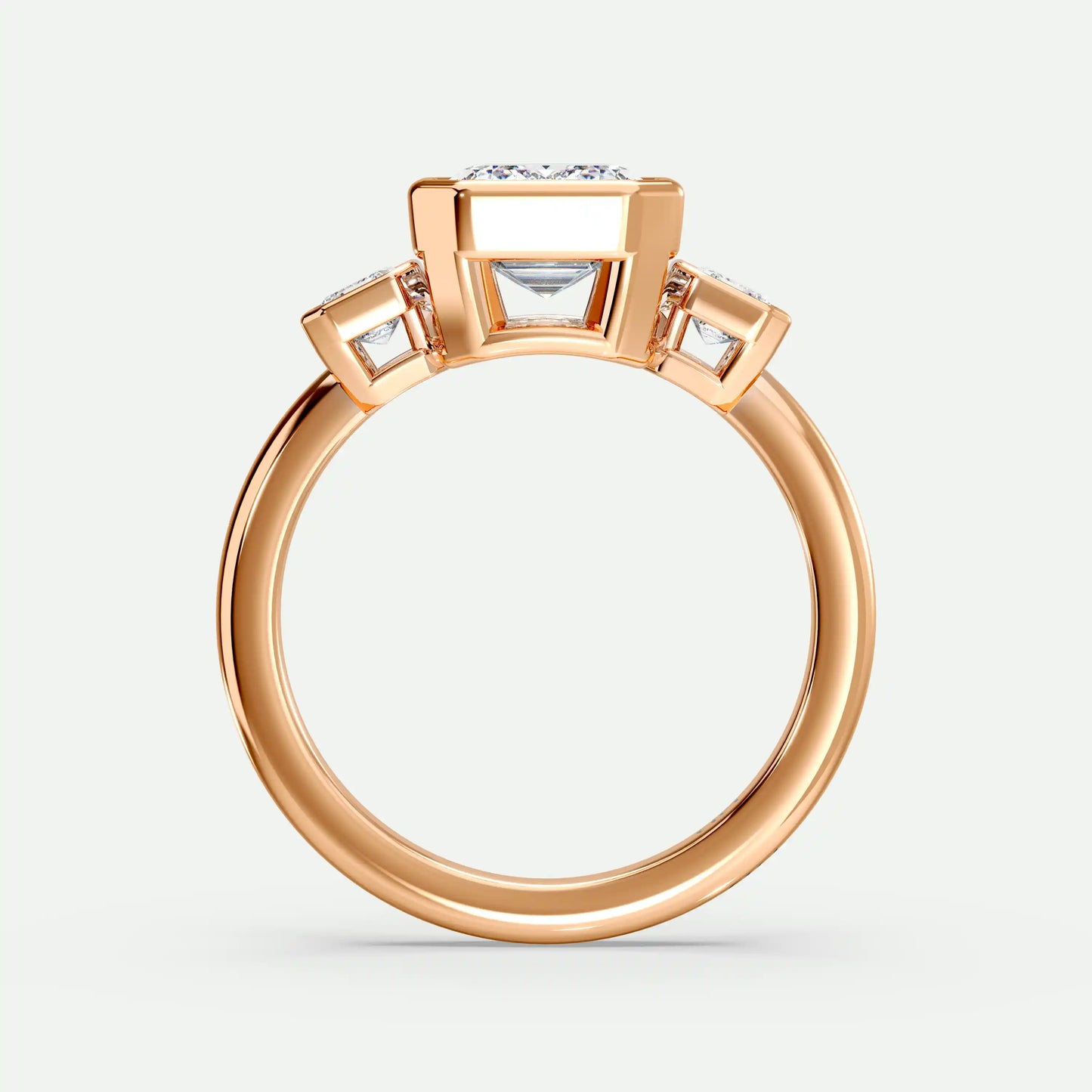 Emerald - Silver (Rose Gold)
