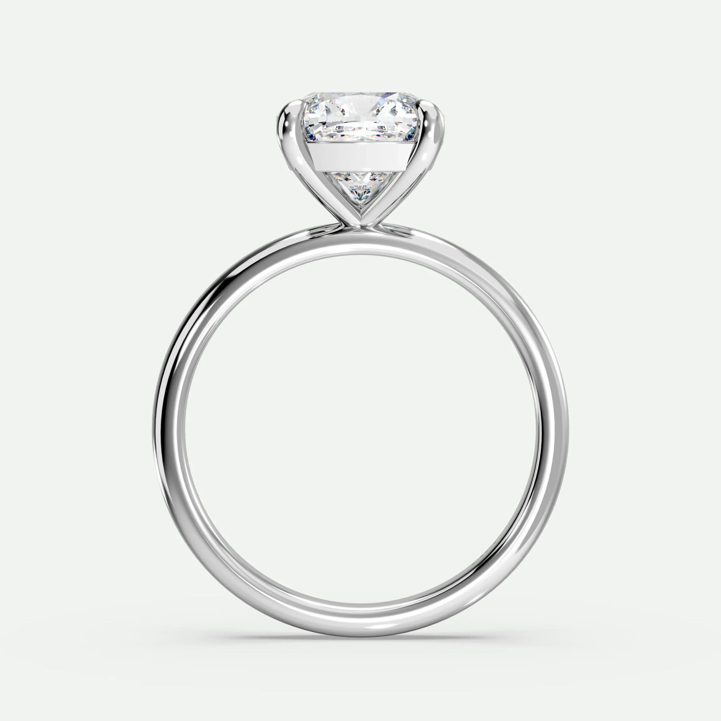 Cushion - Silver (White Gold)