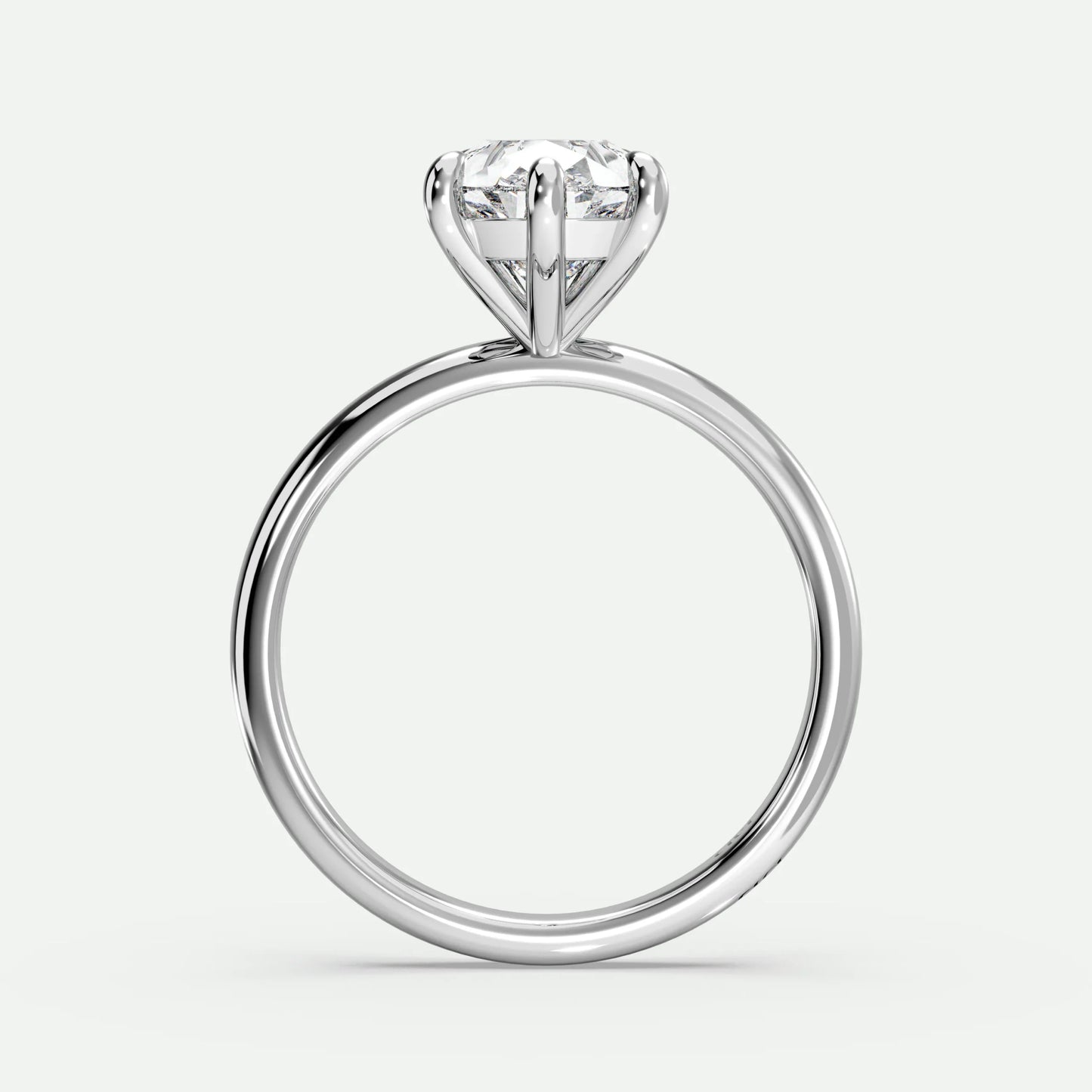 Pear - Silver (White Gold)