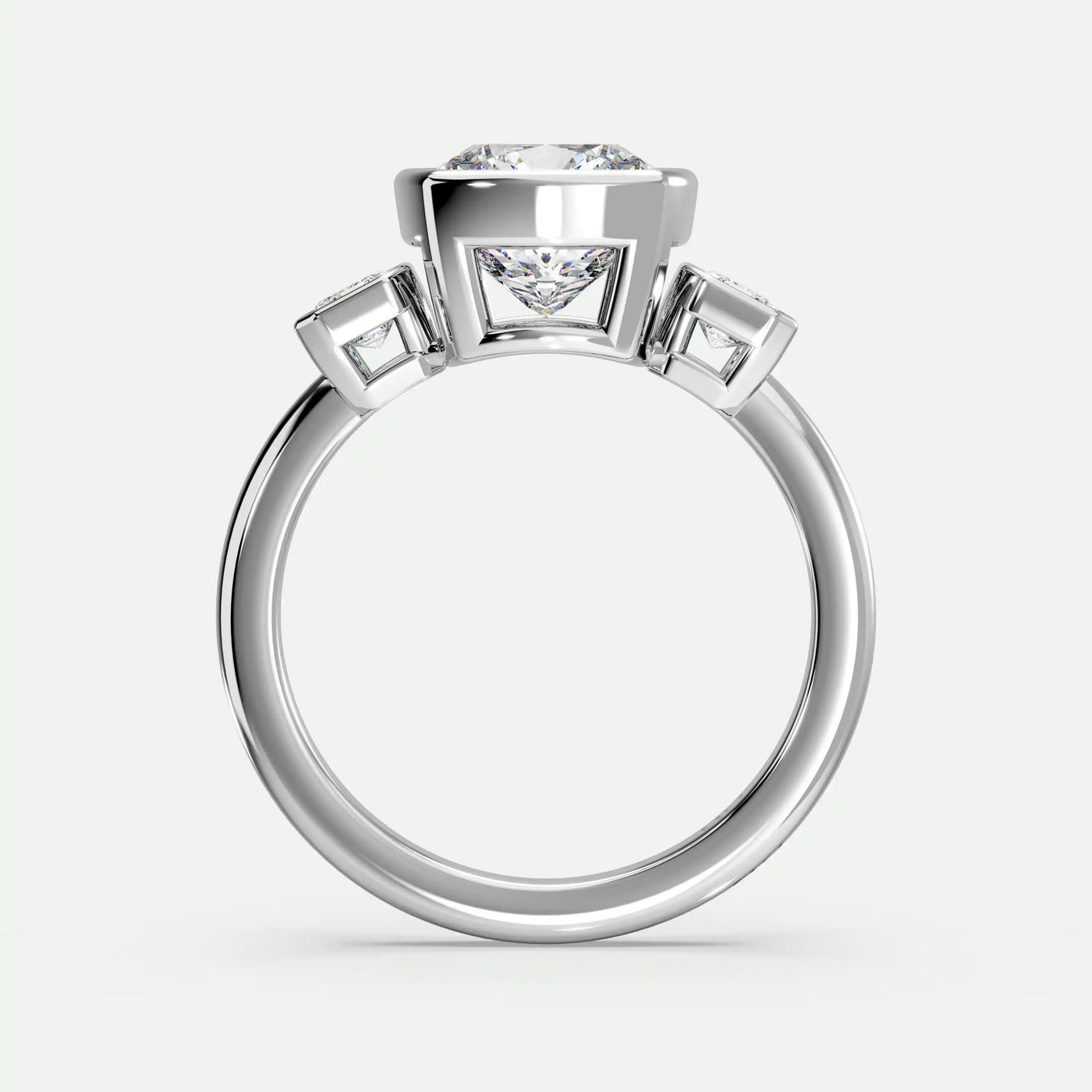 Cushion - Silver (White Gold)