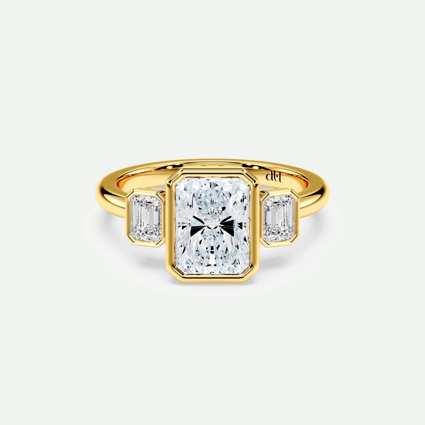Radiant - Silver (Yellow Gold)
