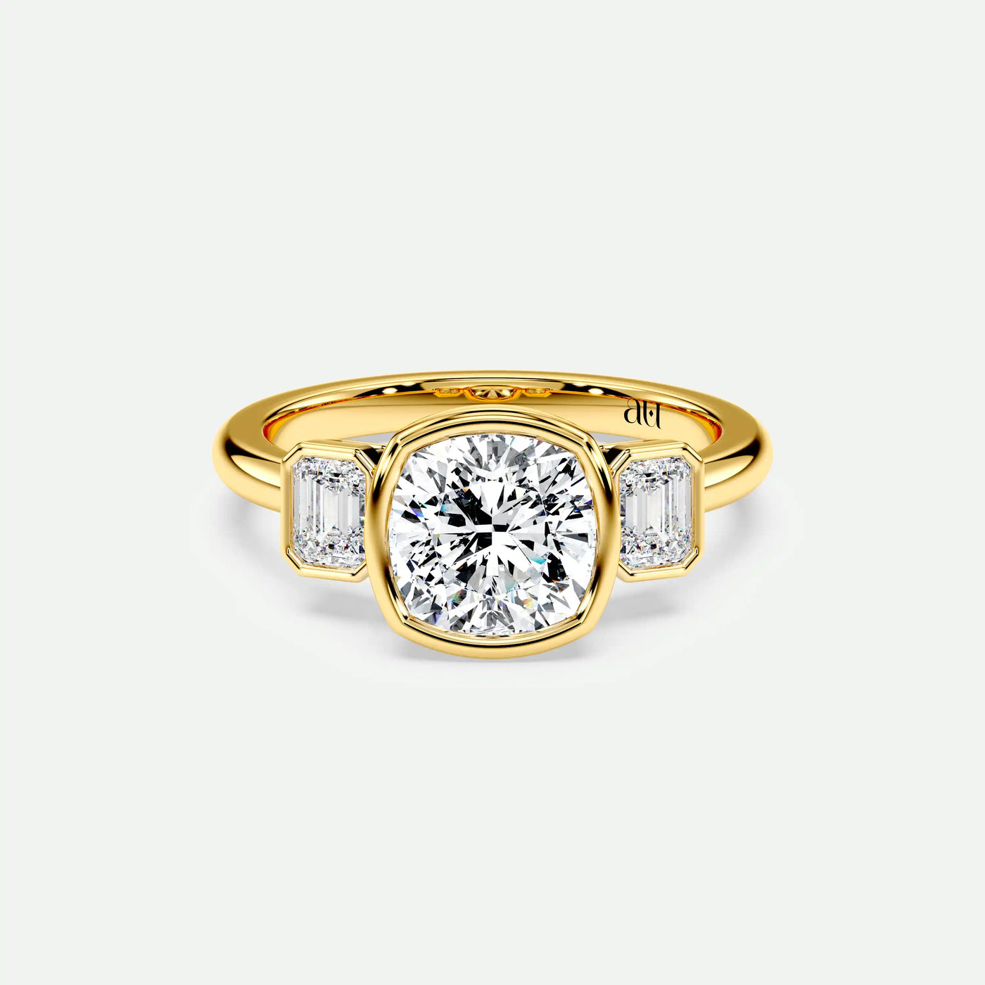 Cushion - Silver (Yellow Gold)
