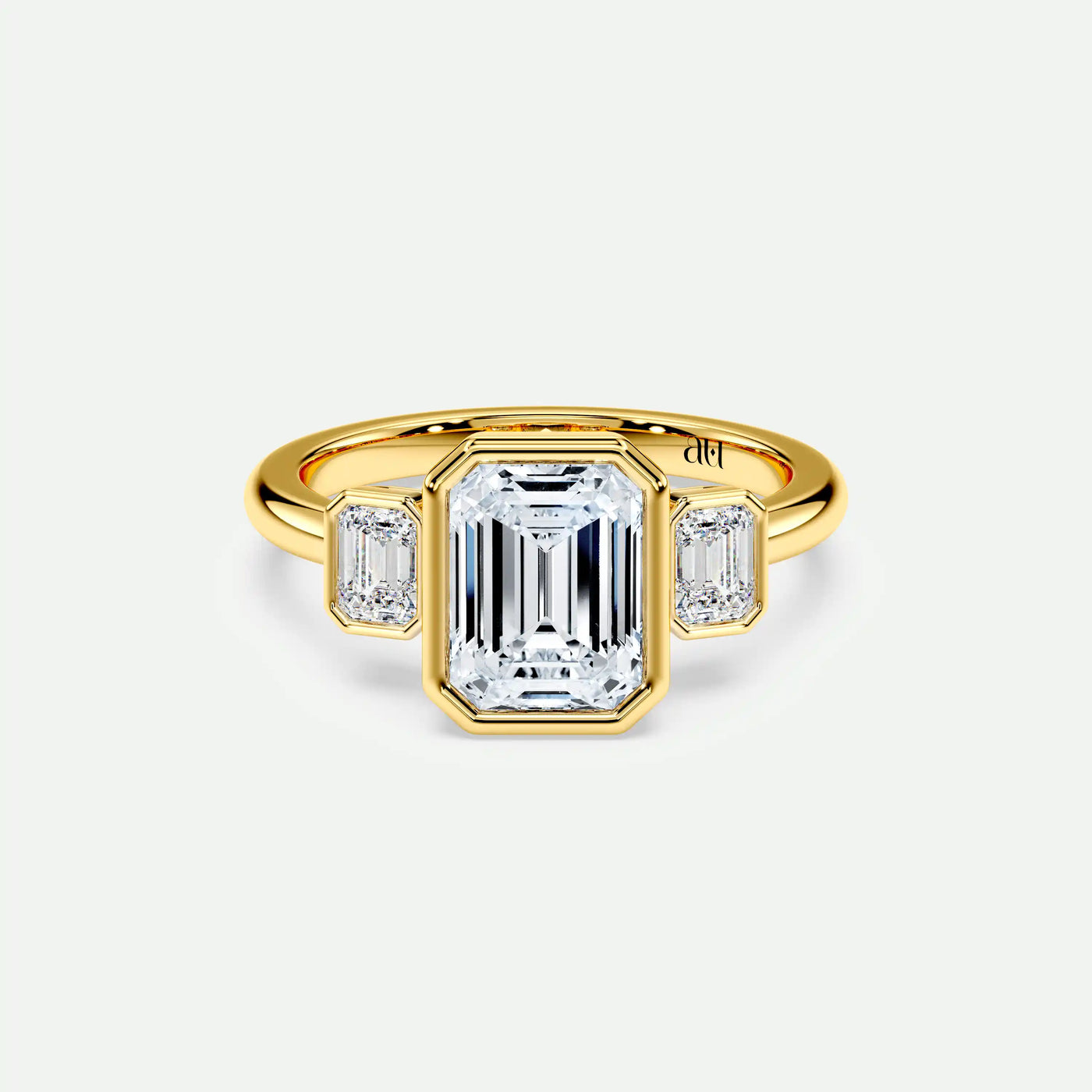 Emerald - Silver (Yellow Gold)
