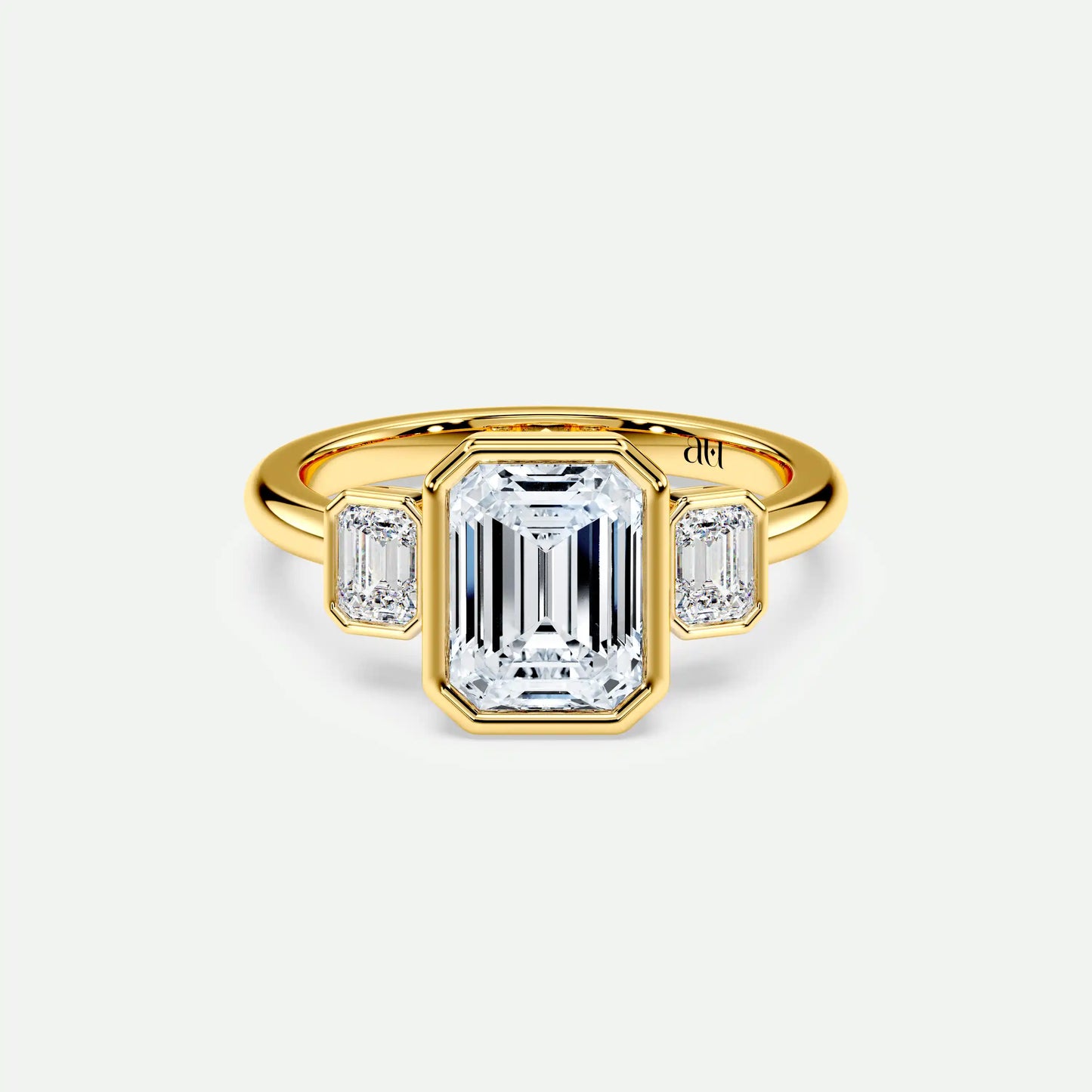 Emerald - Silver (Yellow Gold)
