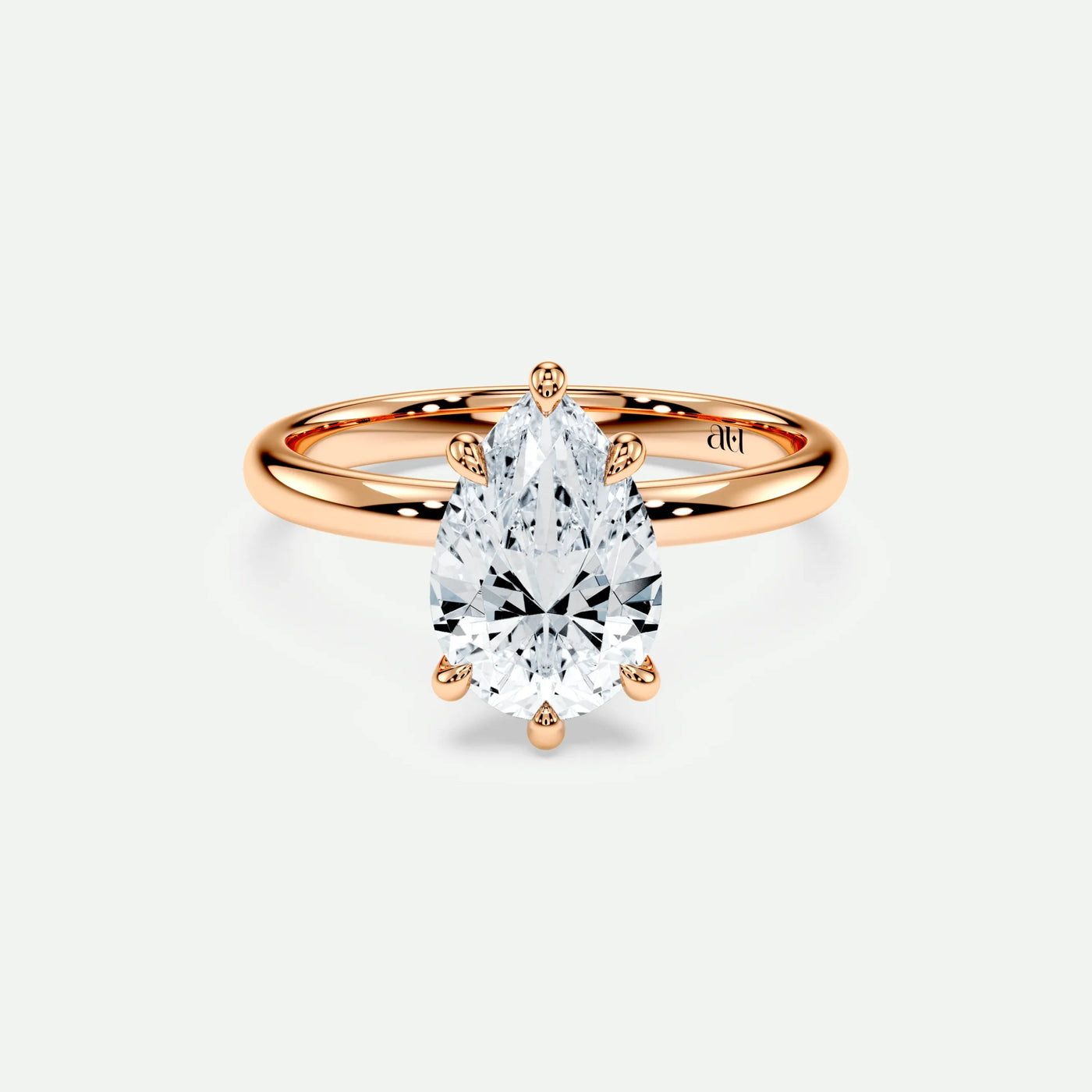 Pear - Silver (Rose Gold)