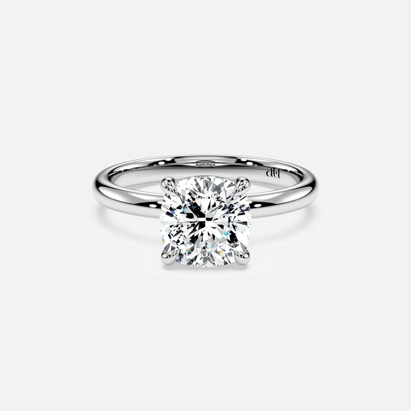 Cushion - Silver (White Gold)
