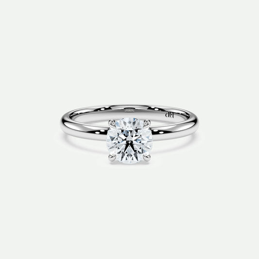 Round - Silver (White Gold)