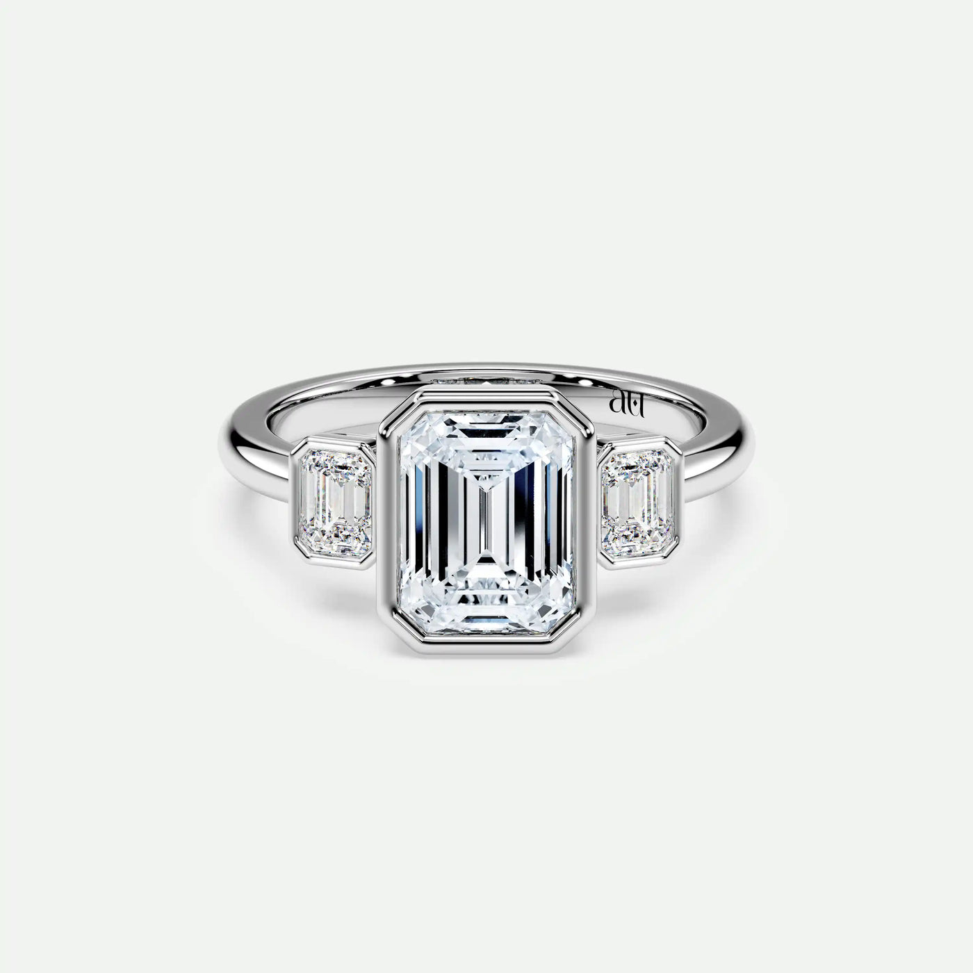 Emerald - Silver (White Gold)
