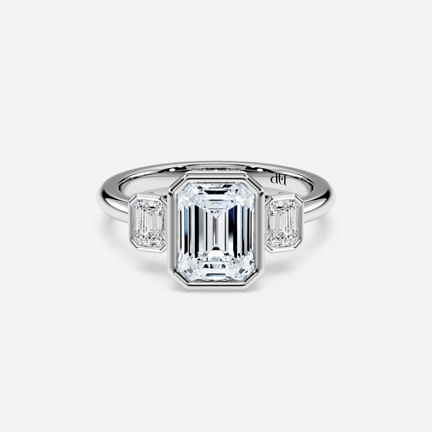 Emerald - Silver (White Gold)
