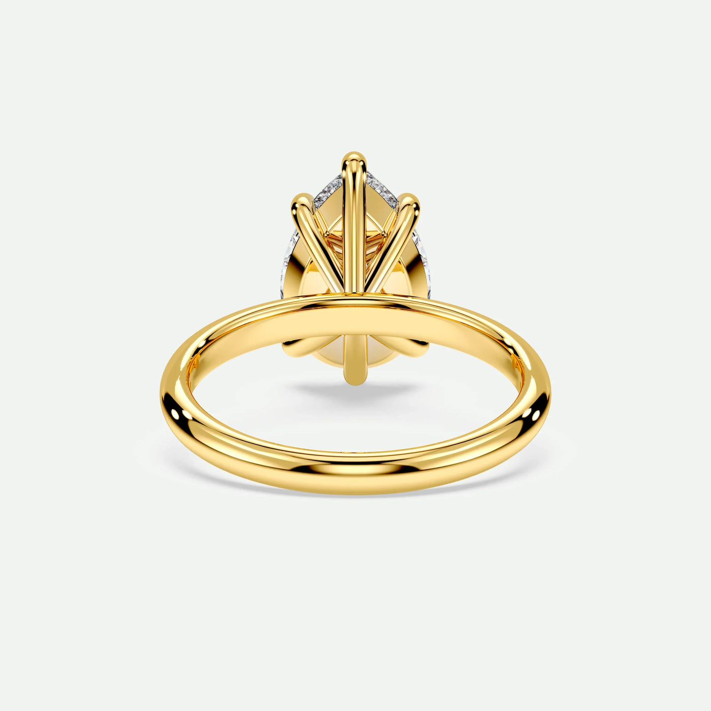 Pear - Silver (Yellow Gold)