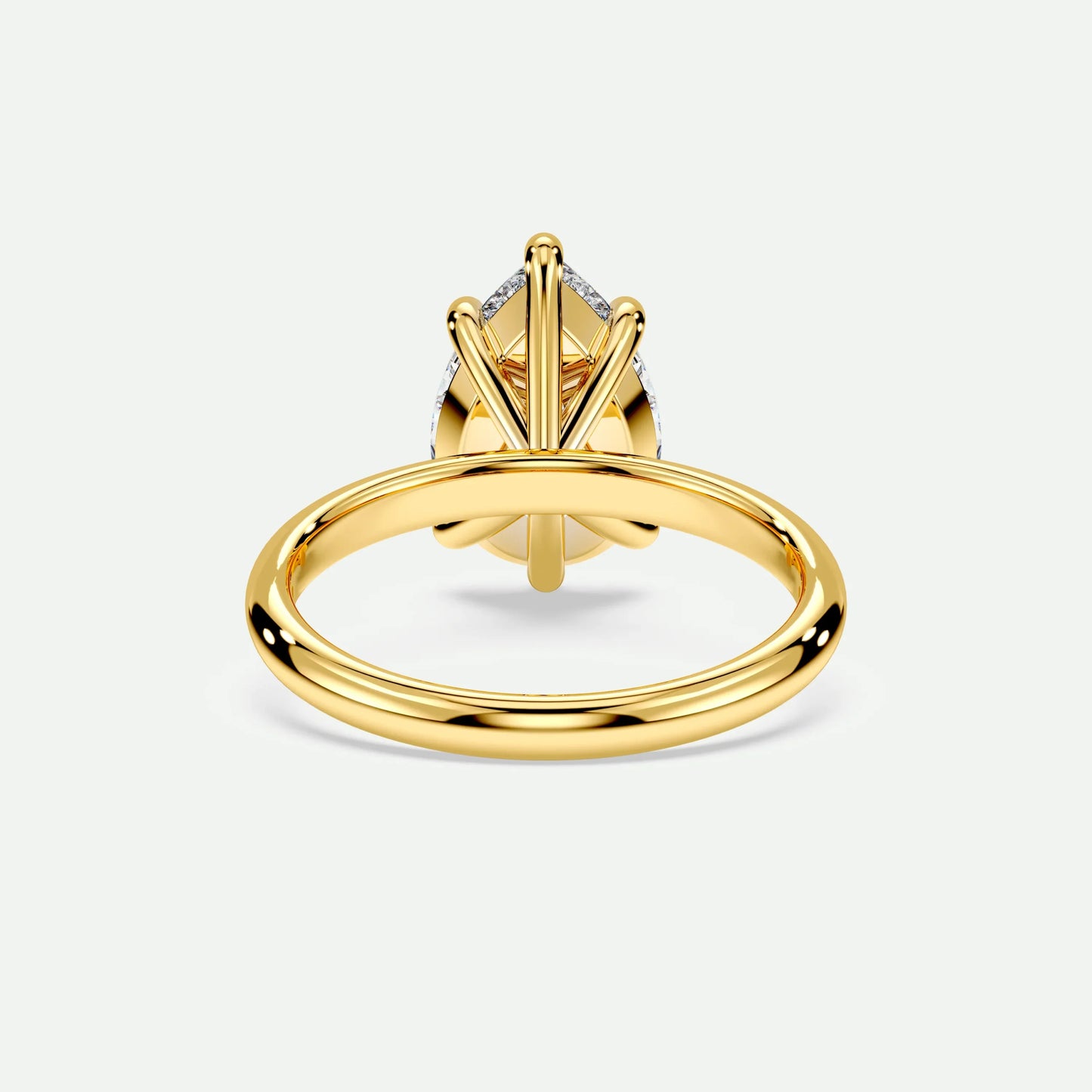 Pear - Silver (Yellow Gold)