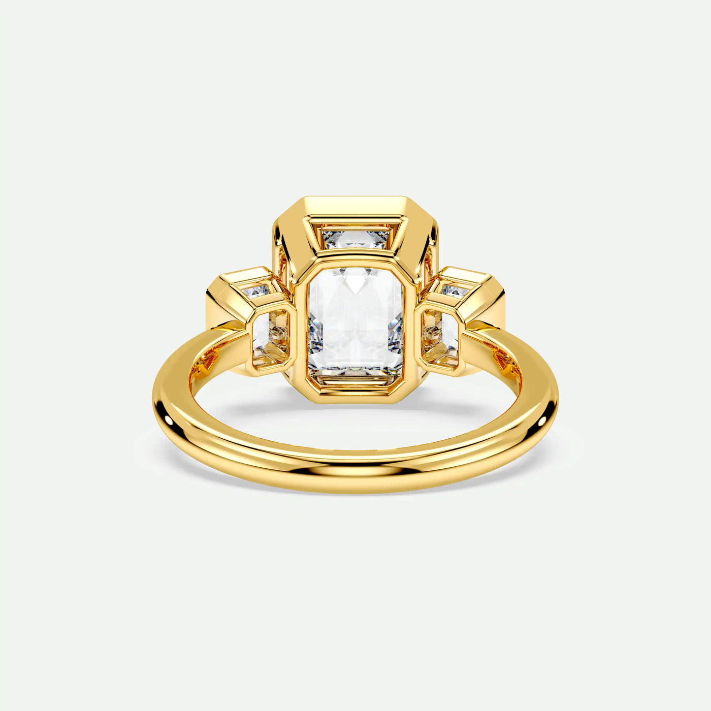 Emerald - Silver (Yellow Gold)
