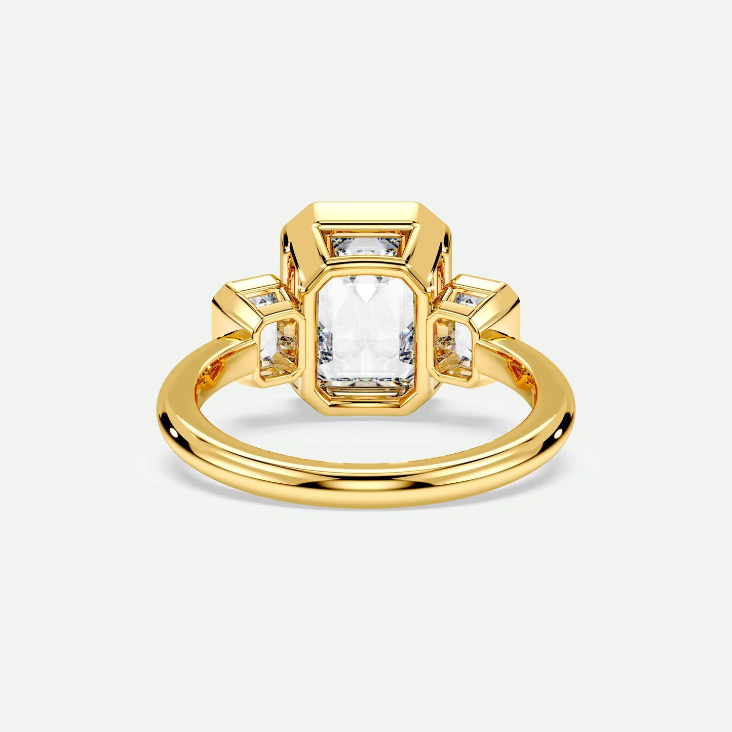Emerald - Silver (Yellow Gold)
