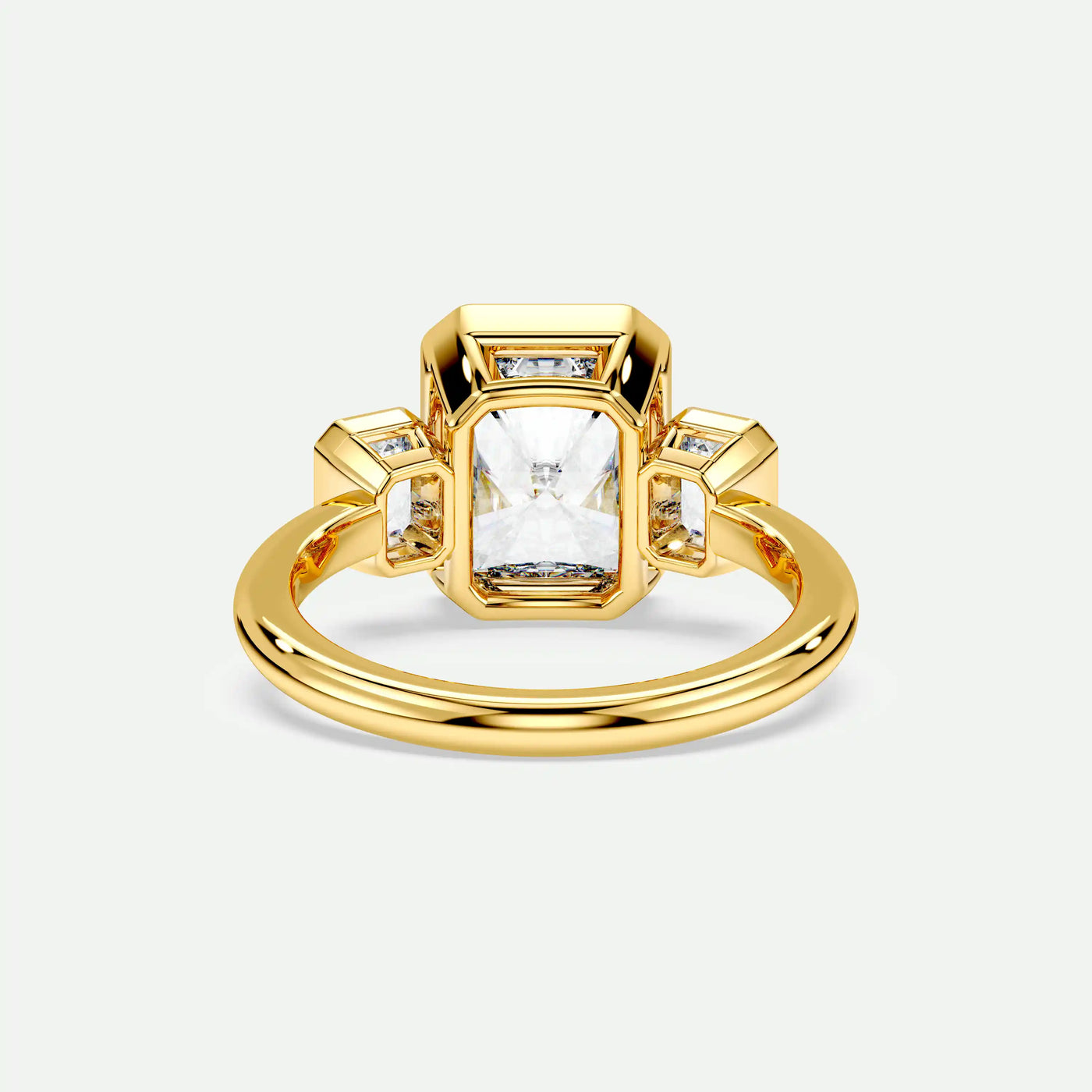 Radiant - Silver (Yellow Gold)
