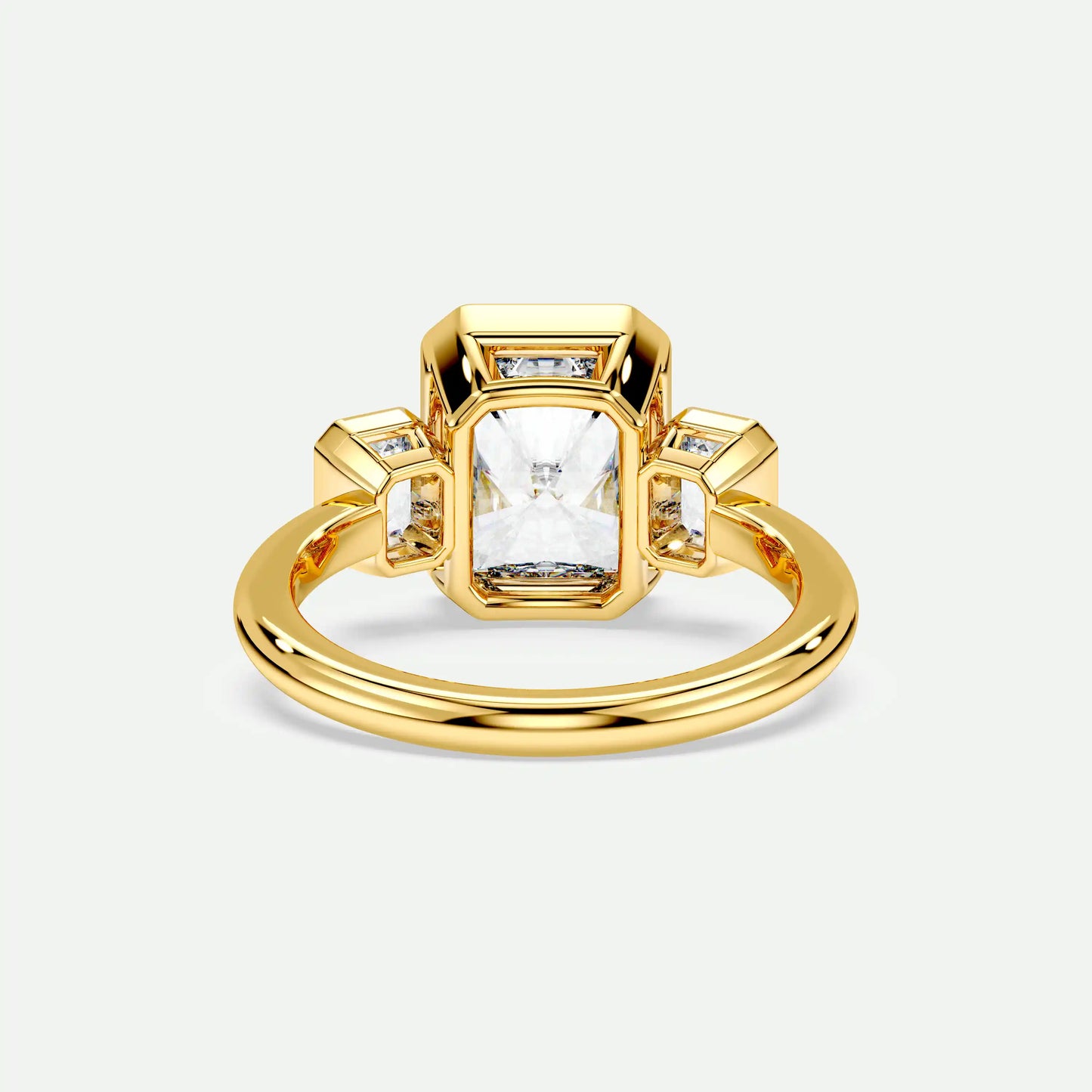 Radiant - Silver (Yellow Gold)
