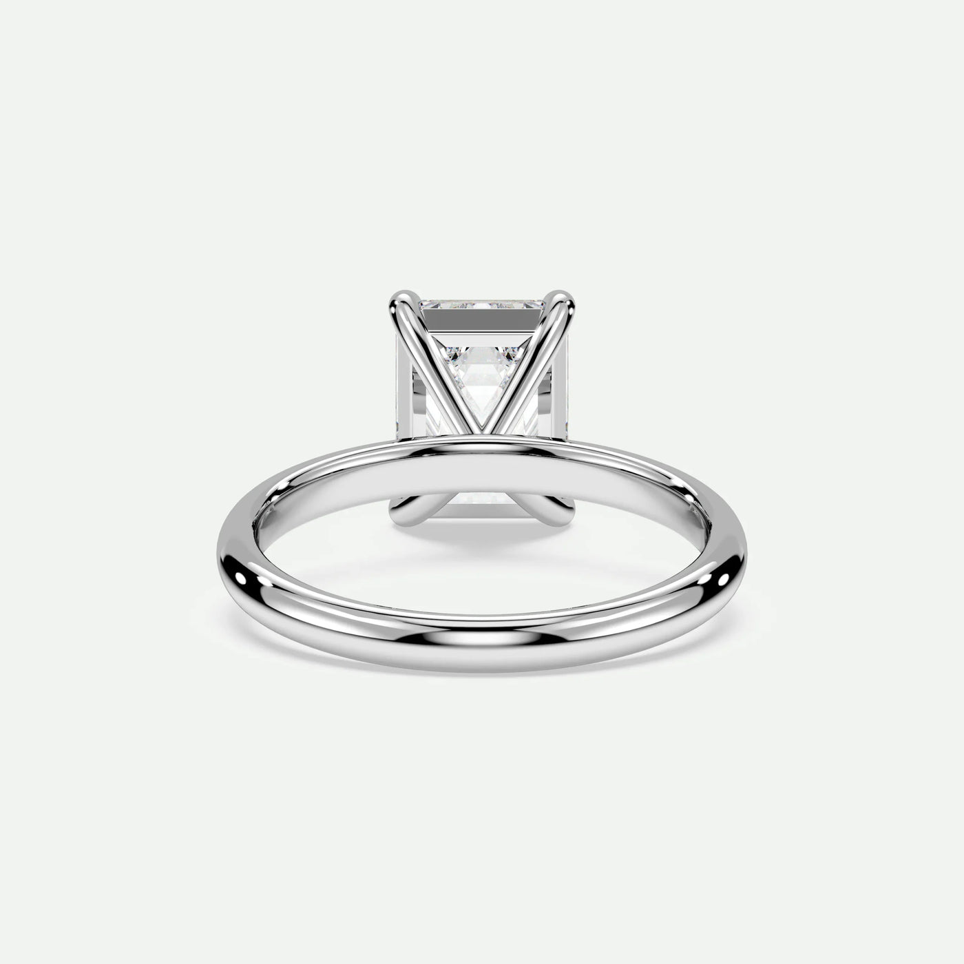 Emerald - Silver (White Gold)