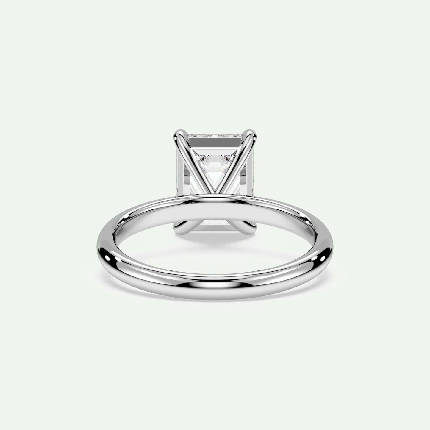 Emerald - Silver (White Gold)