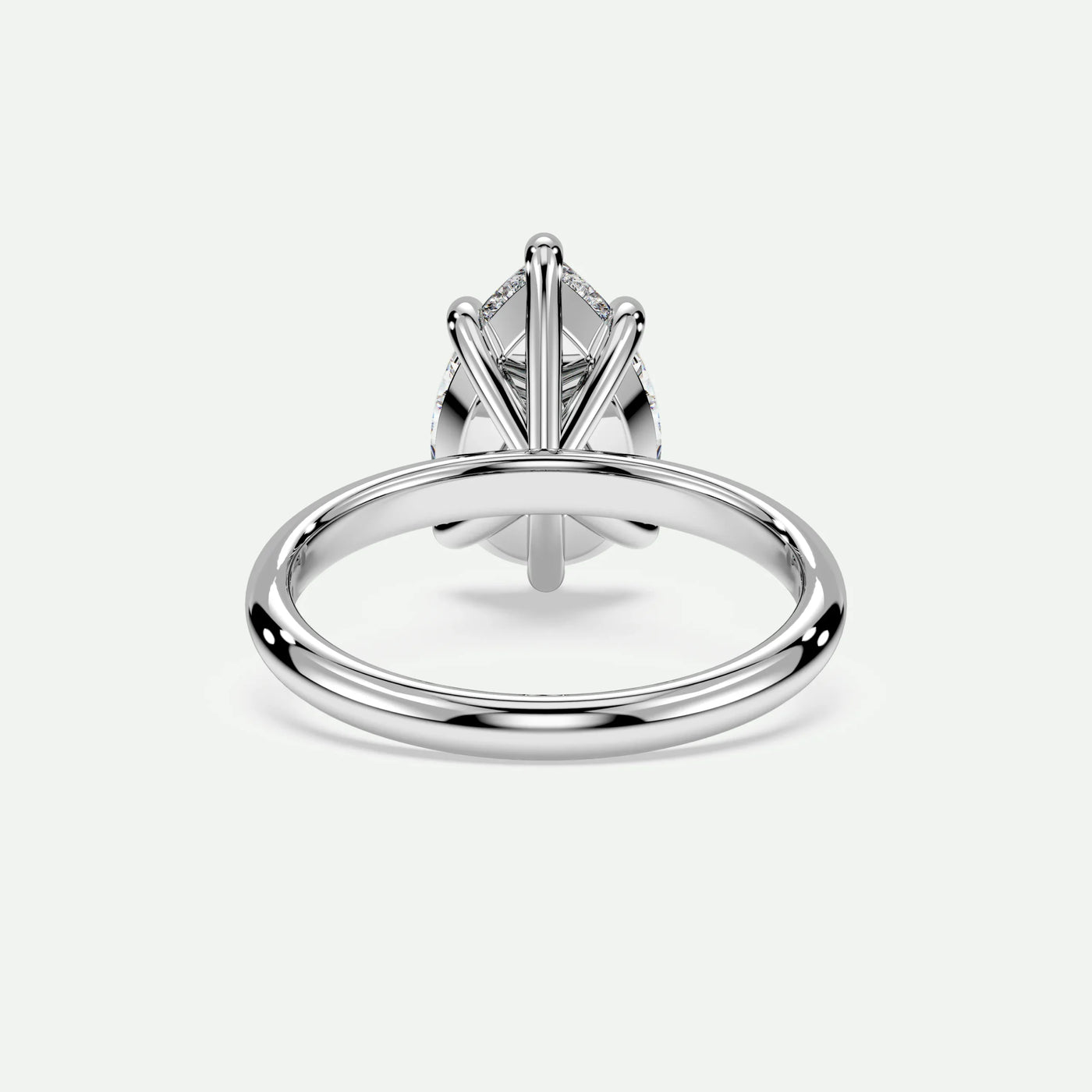Pear - Silver (White Gold)
