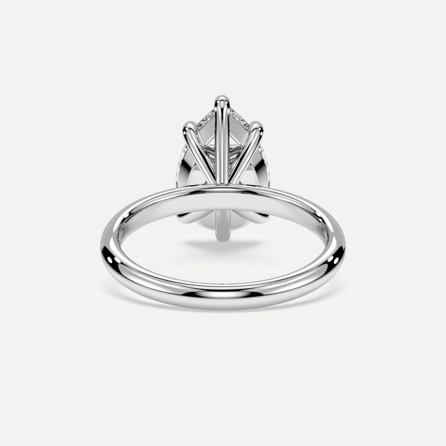 Pear - Silver (White Gold)