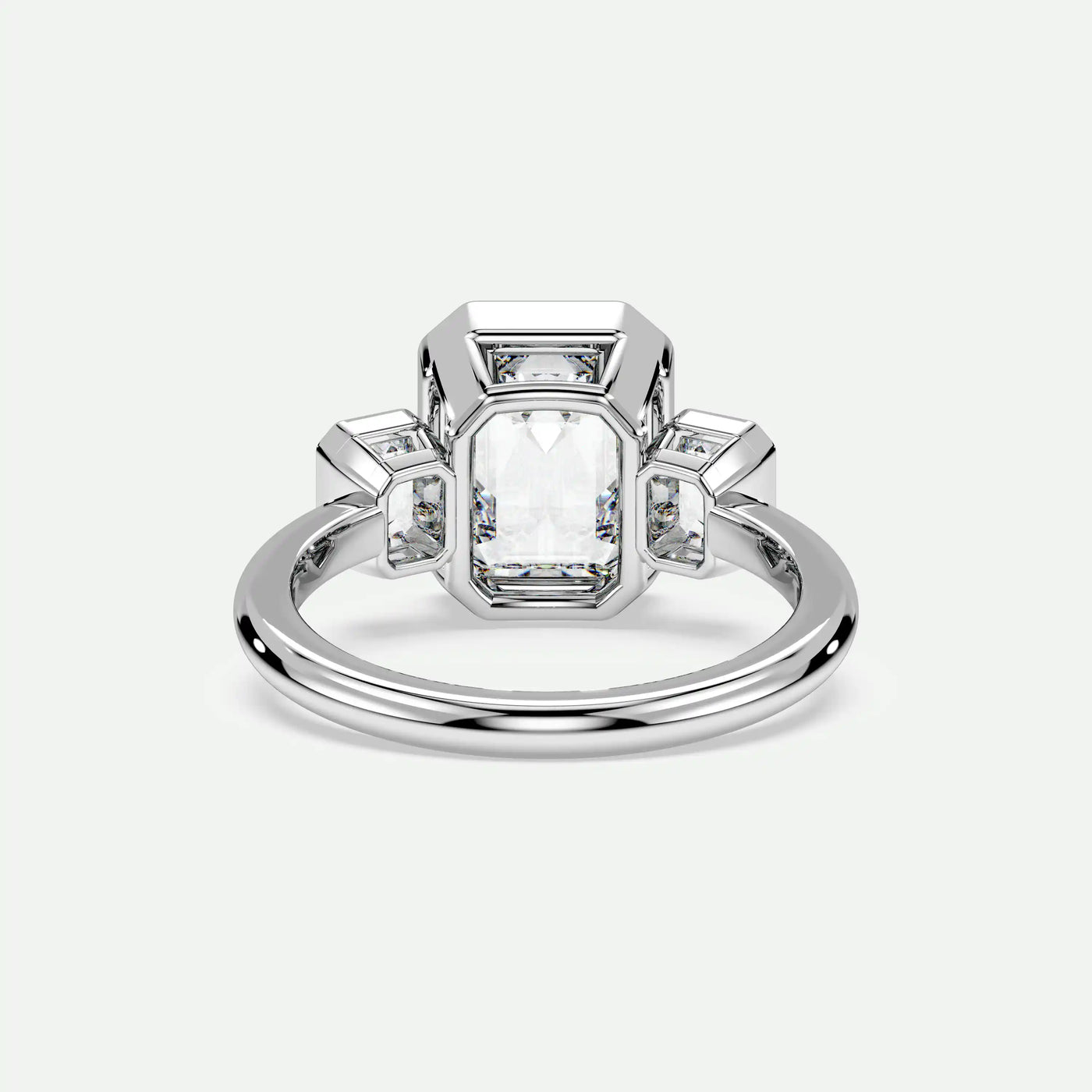 Emerald - Silver (White Gold)
