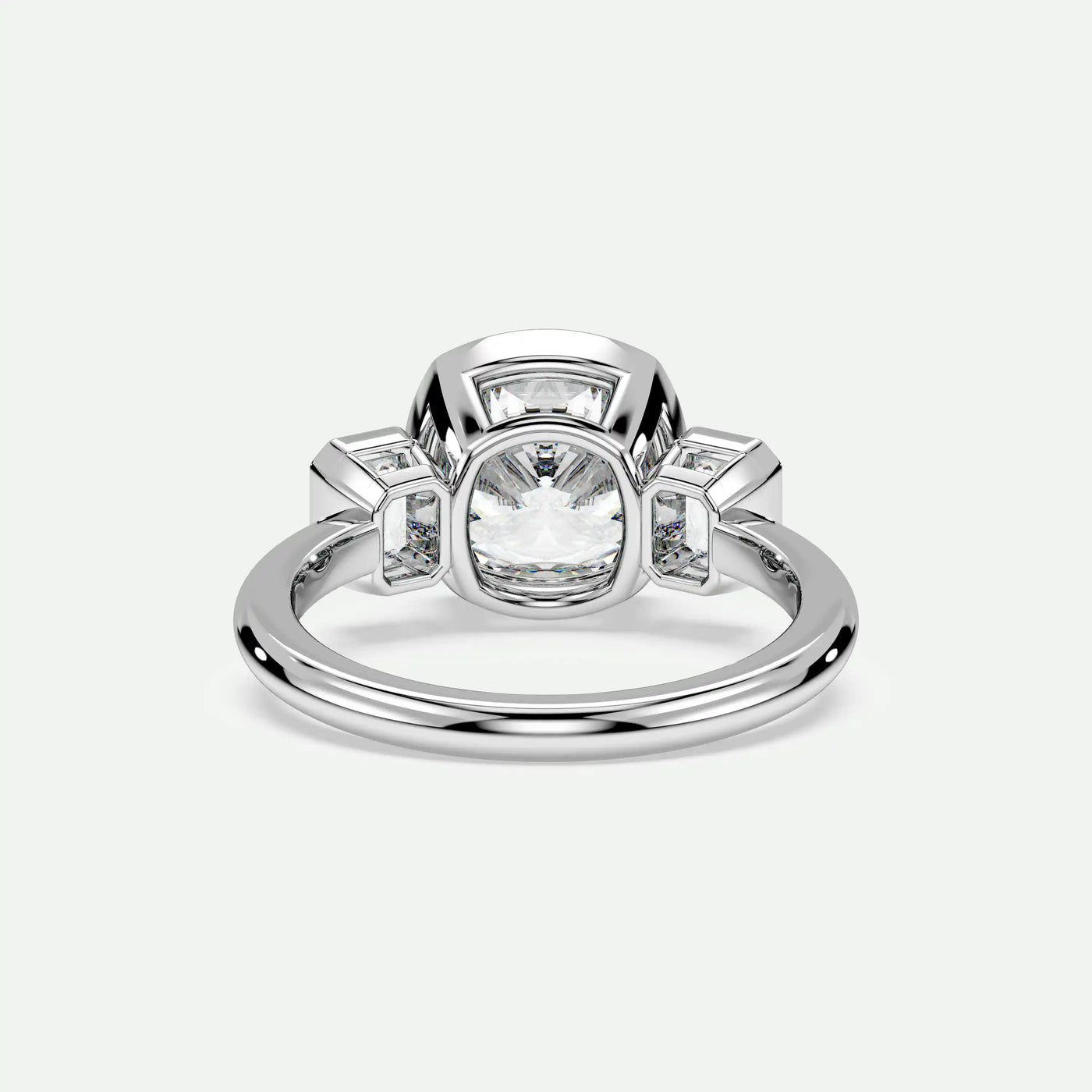 Cushion - Silver (White Gold)