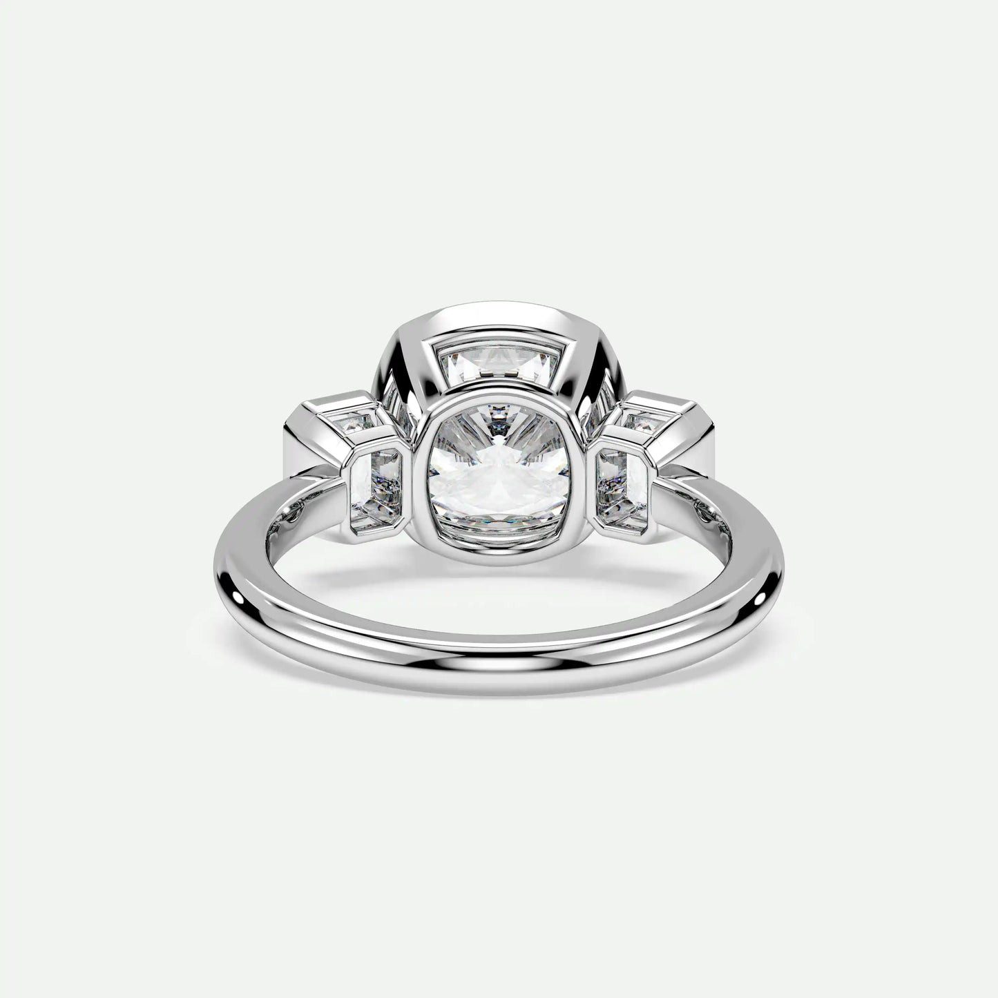 Cushion - Silver (White Gold)