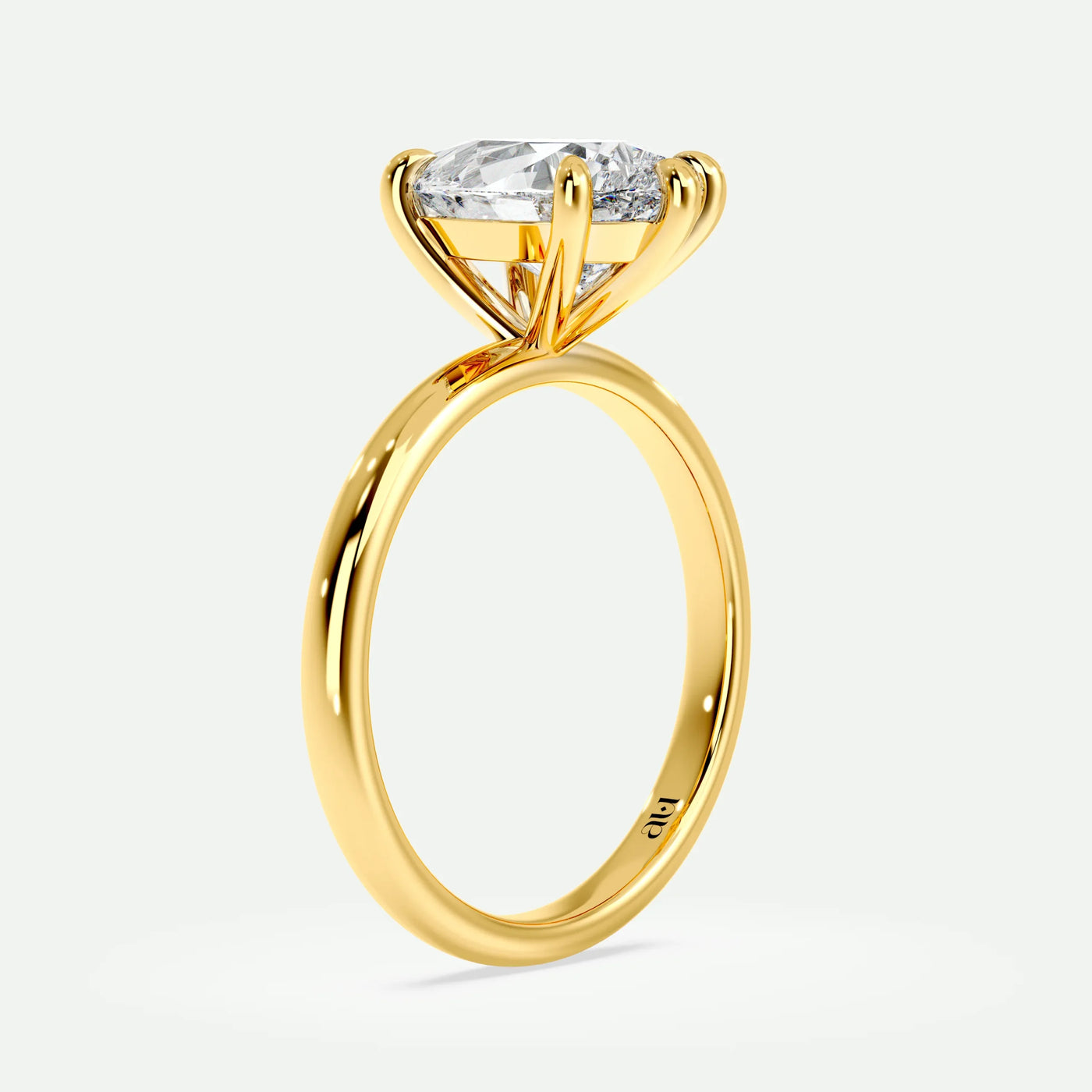 Pear - Silver (Yellow Gold)
