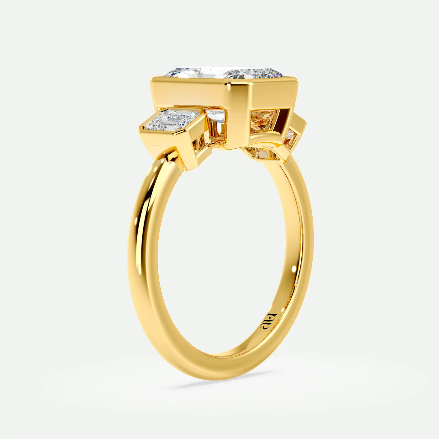 Radiant - Silver (Yellow Gold)
