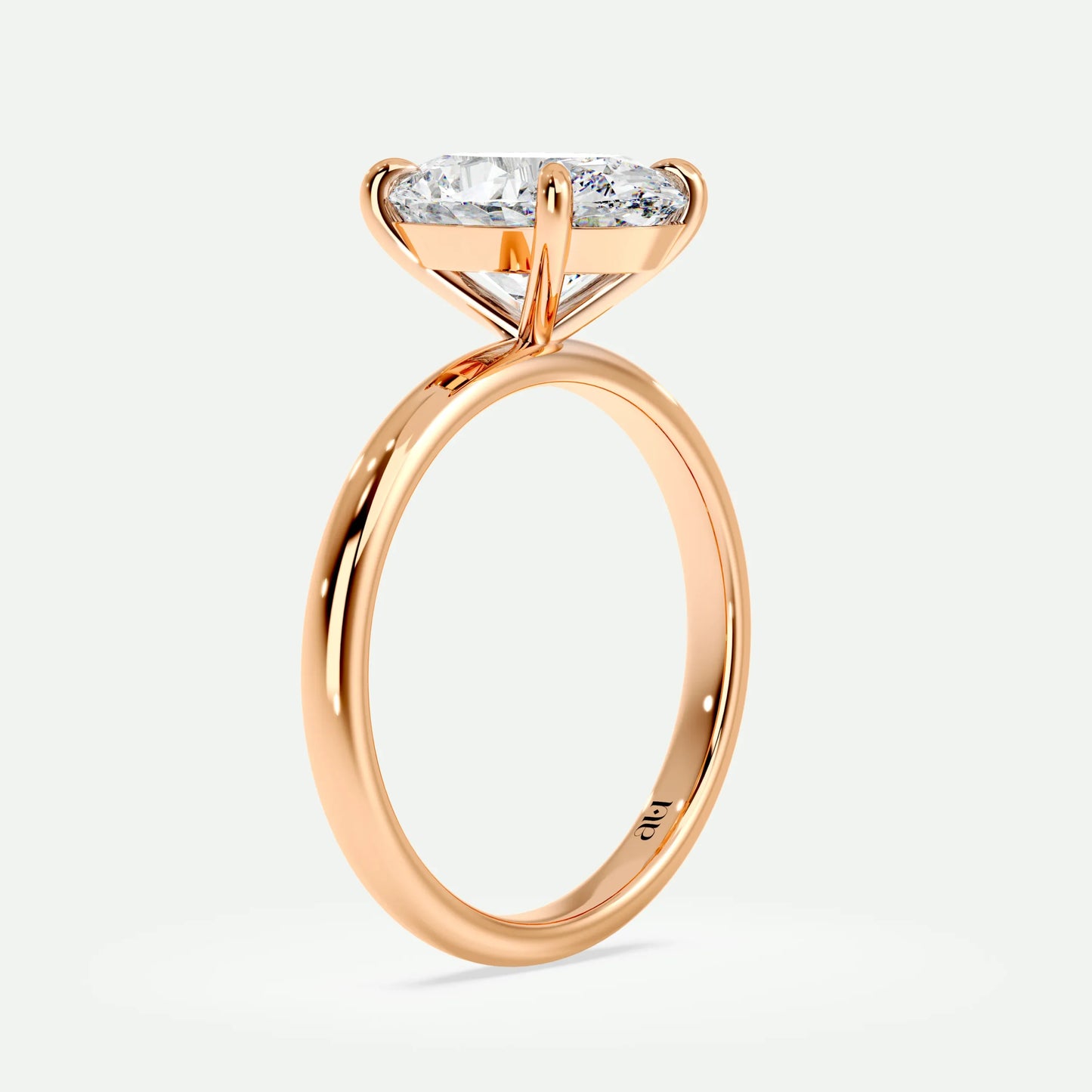 Oval - Silver (Rose Gold)
