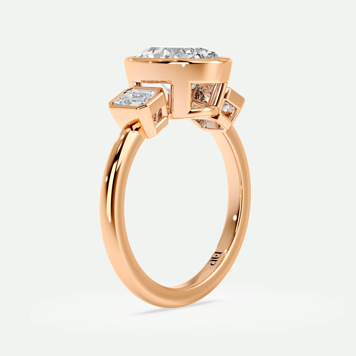 Oval - Silver (Rose Gold)

