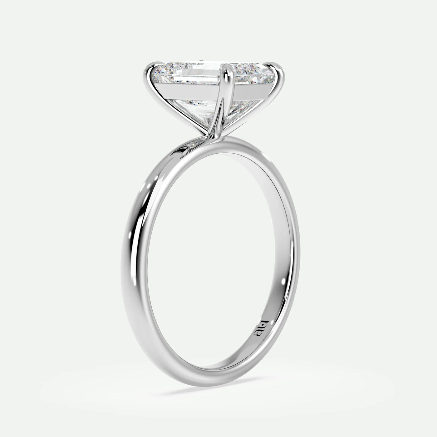 Emerald - Silver (White Gold)