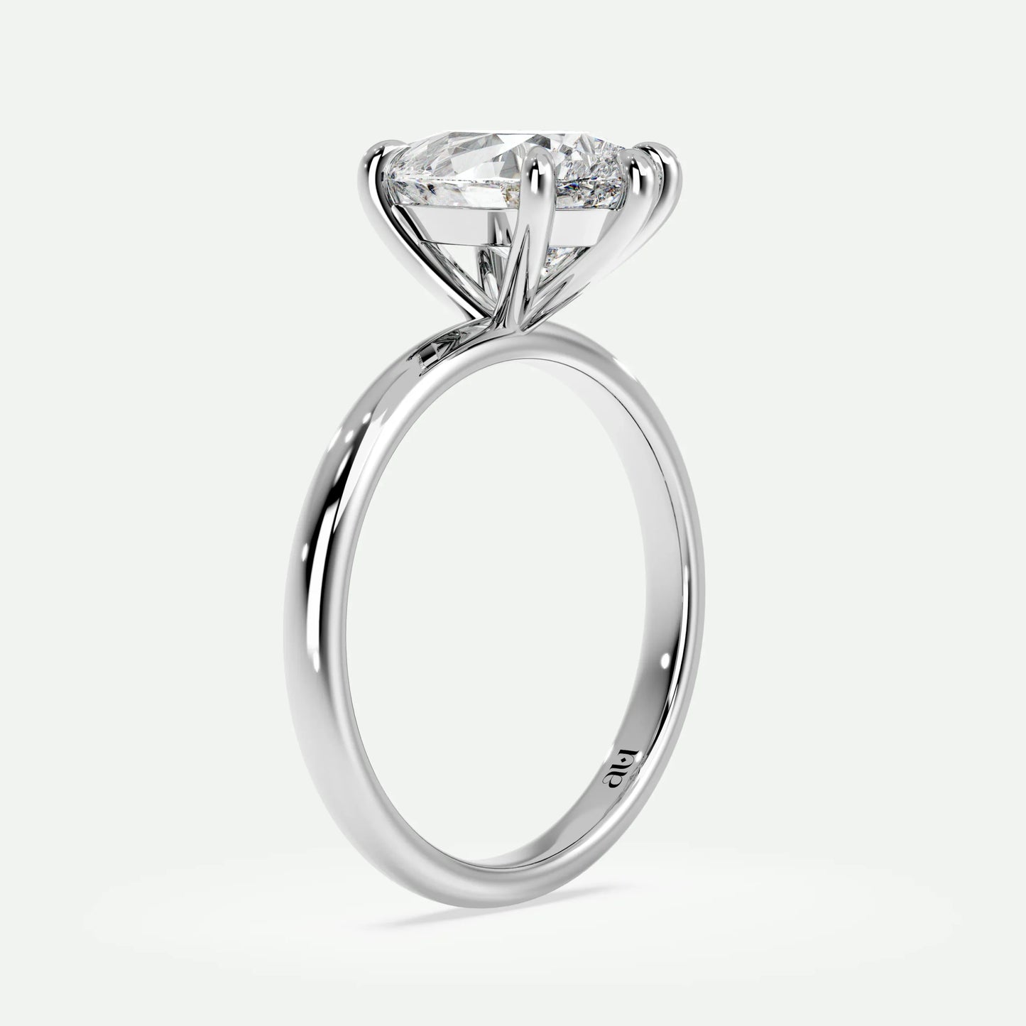 Pear - Silver (White Gold)