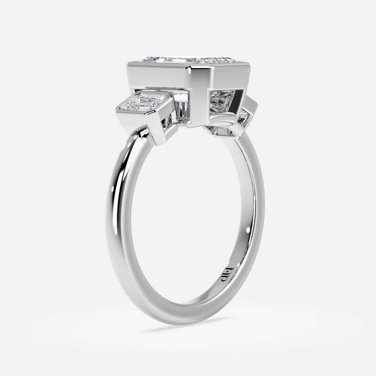 Emerald - Silver (White Gold)
