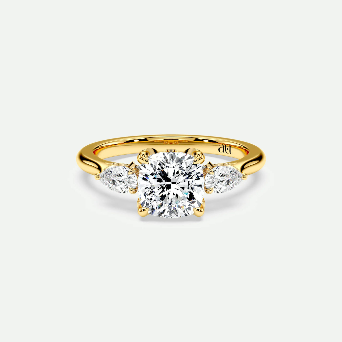 Cushion - Silver (Yellow Gold)