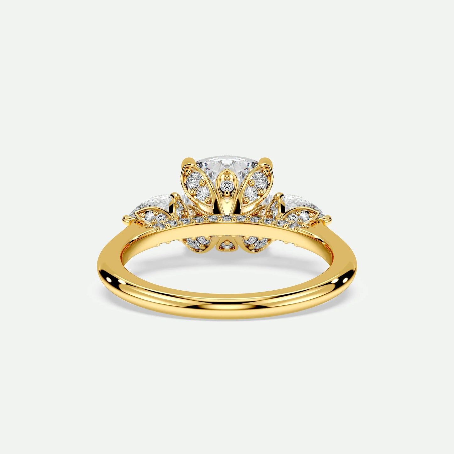 Cushion - Silver (Yellow Gold)