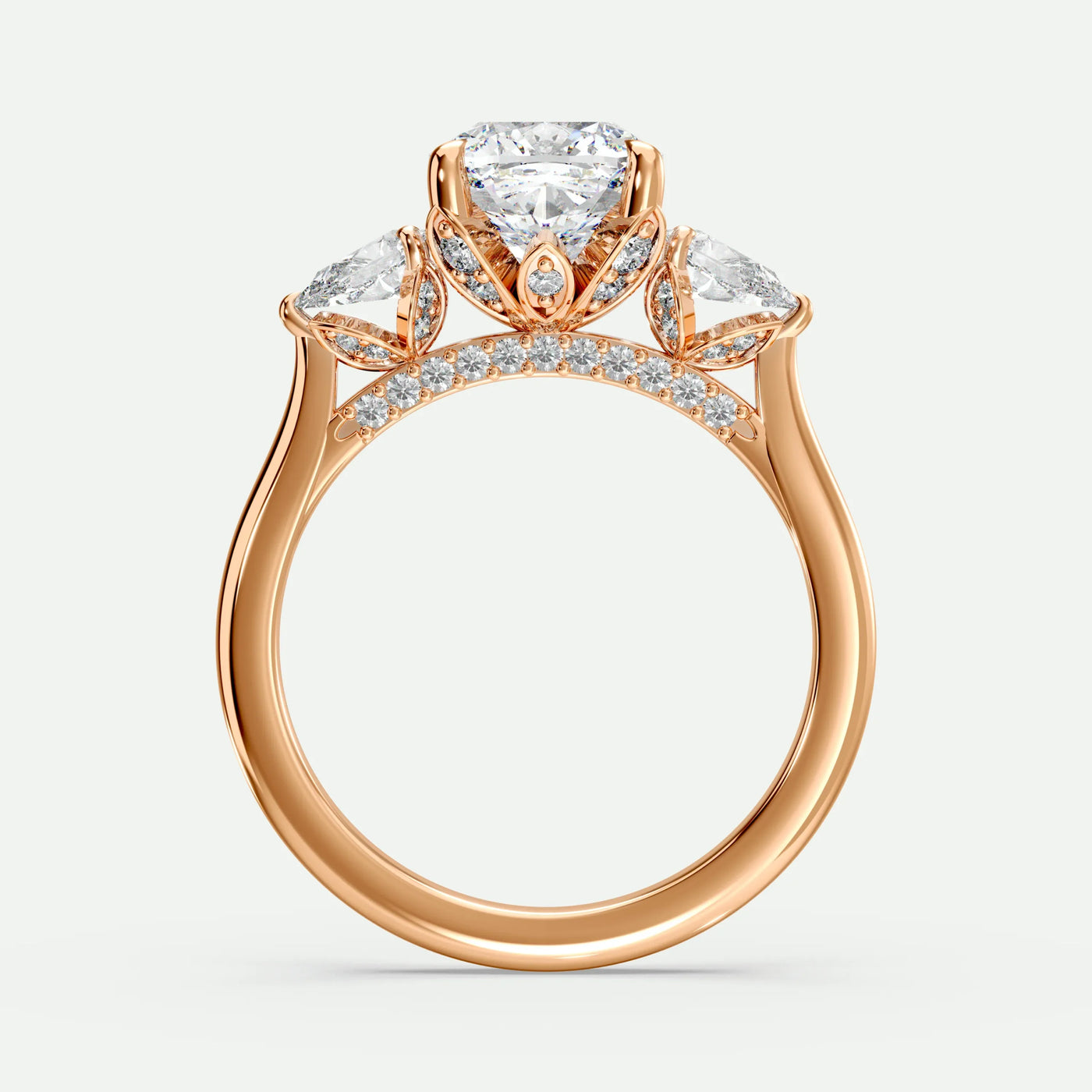 Cushion - Silver (Rose Gold)