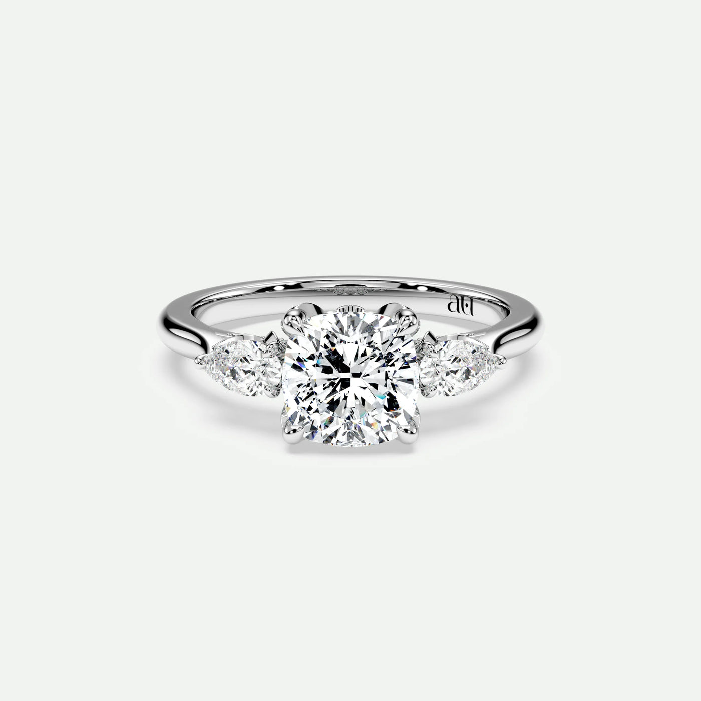 Cushion - Silver (White Gold)