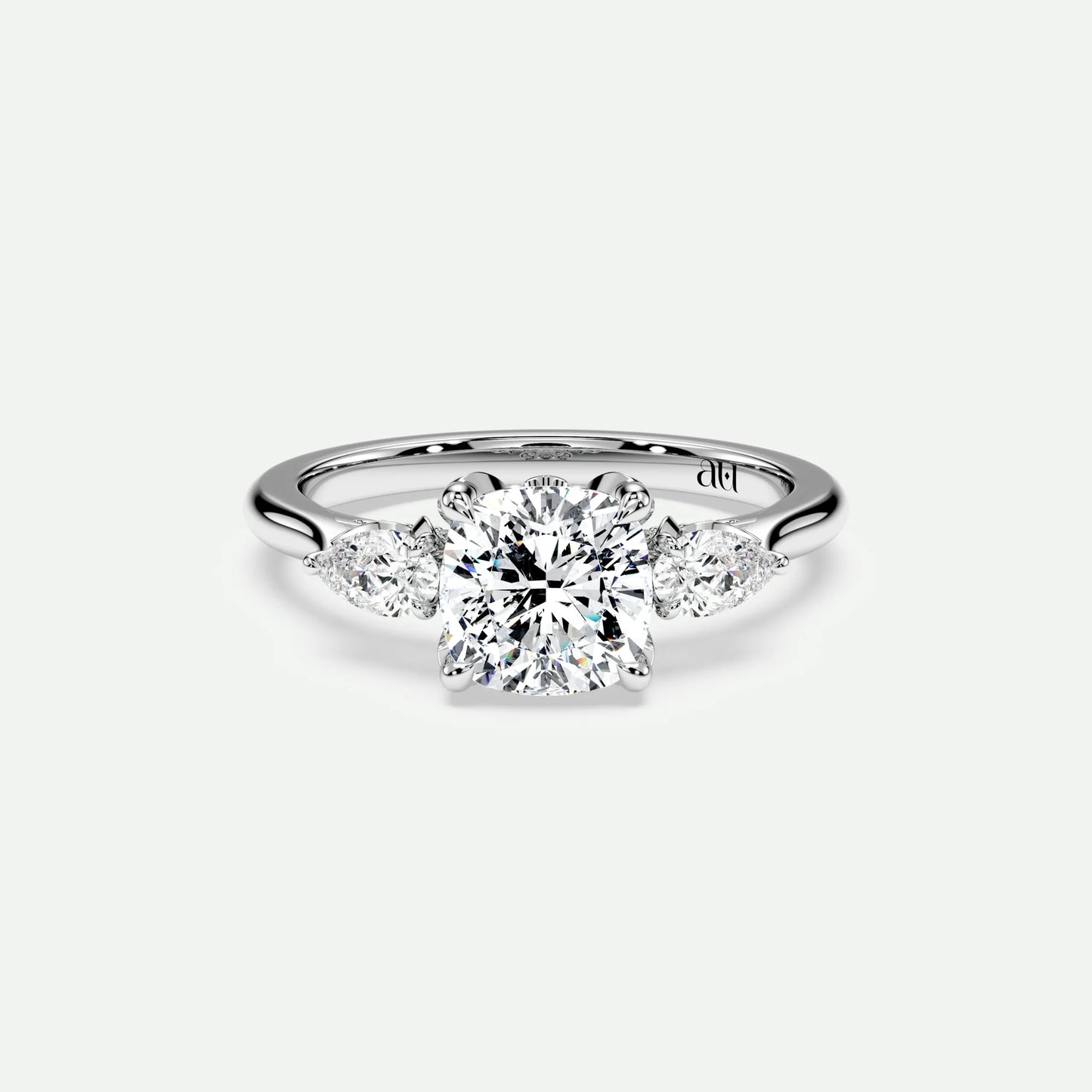 Cushion - Silver (White Gold)