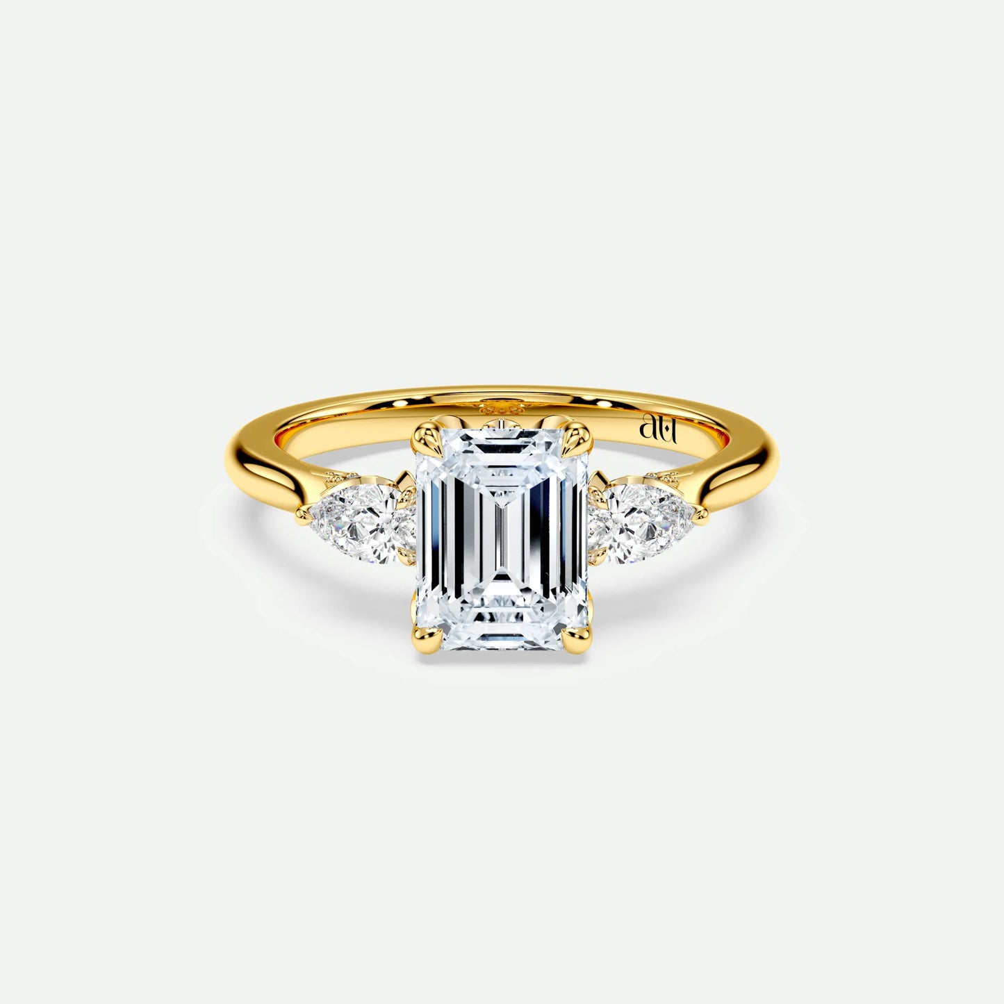 Emerald - Silver (Yellow Gold)