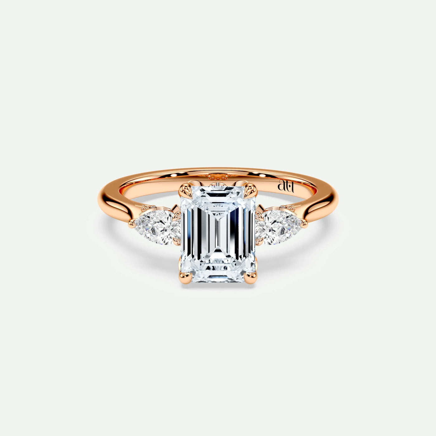Emerald - Silver (Rose Gold)
