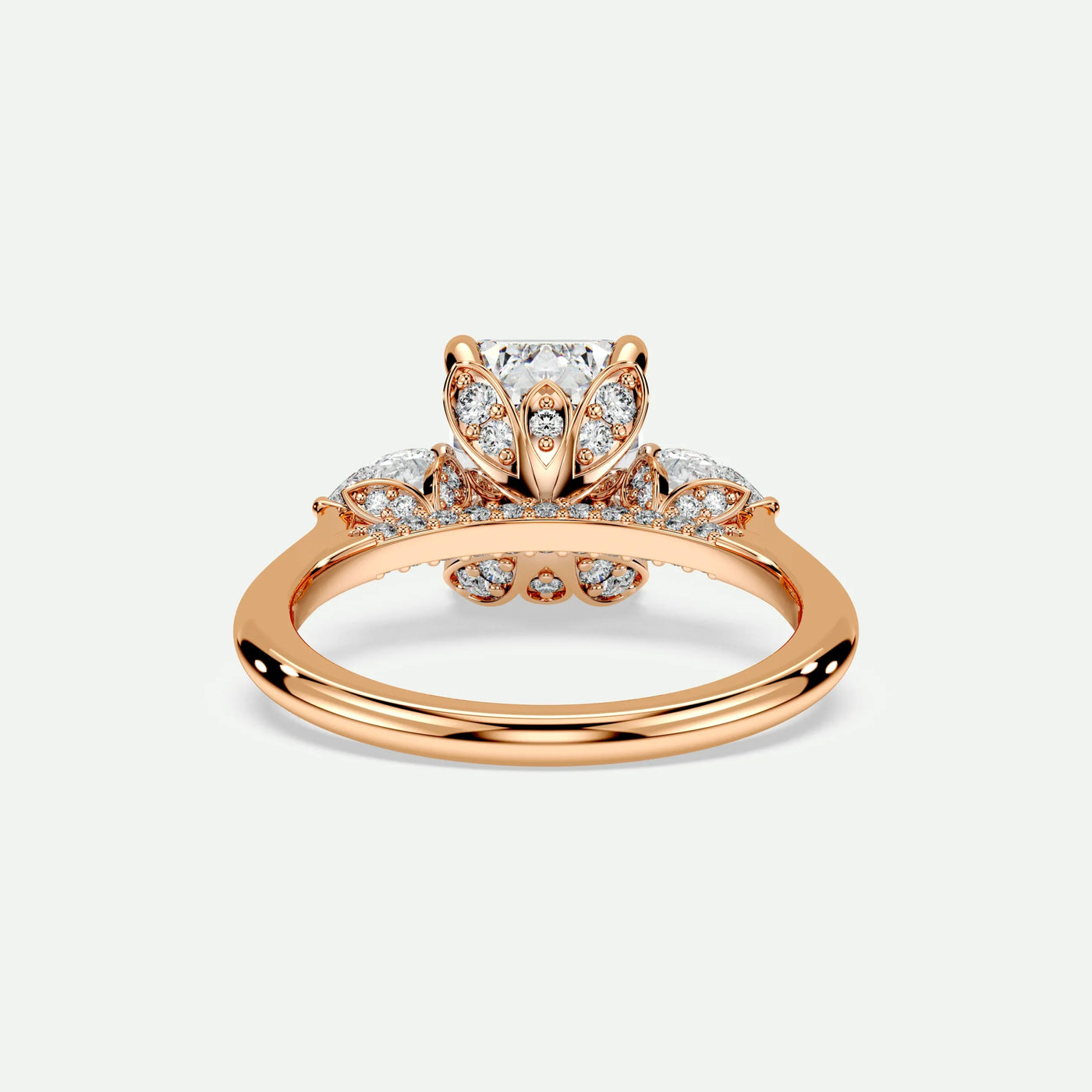 Emerald - Silver (Rose Gold)