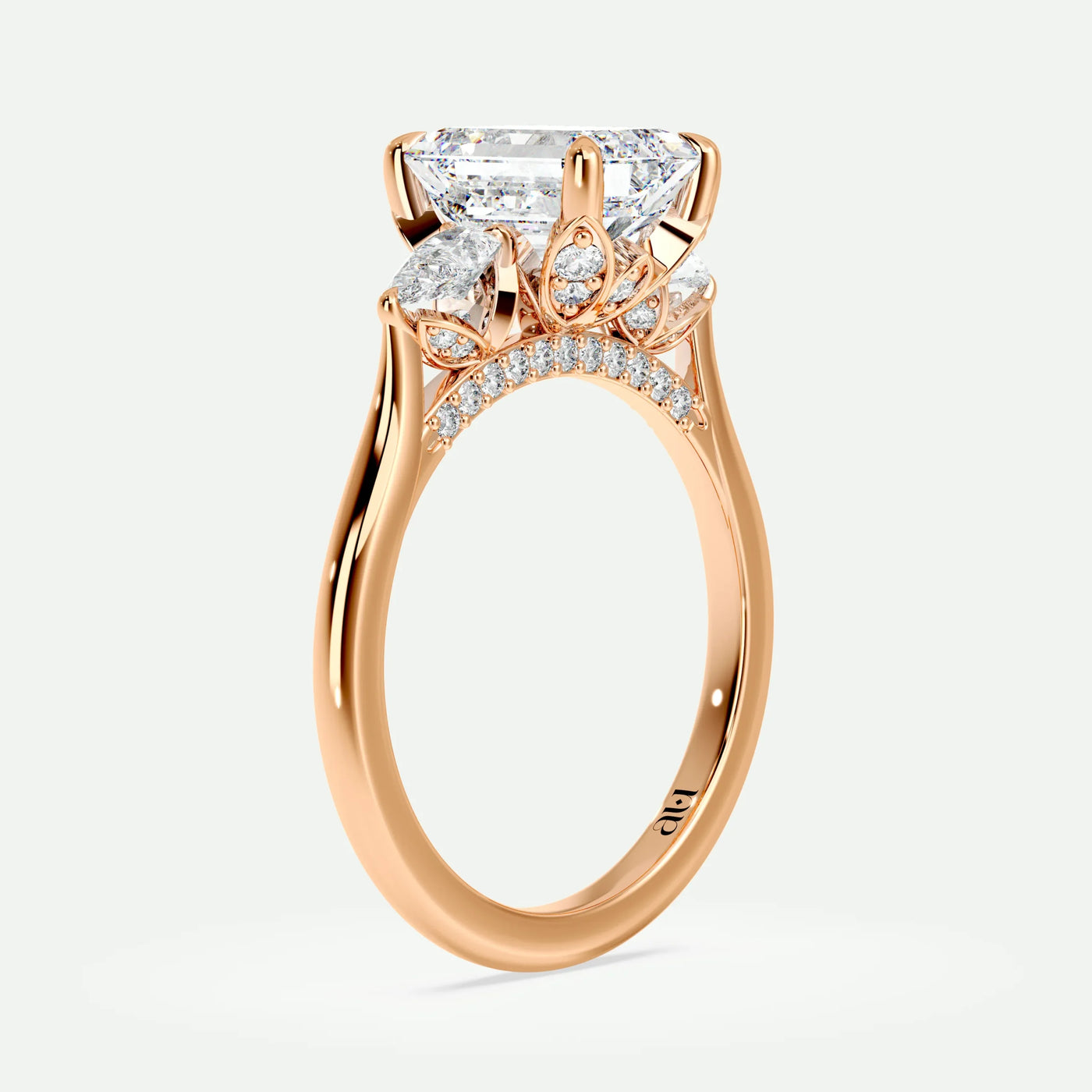 Emerald - Silver (Rose Gold)
