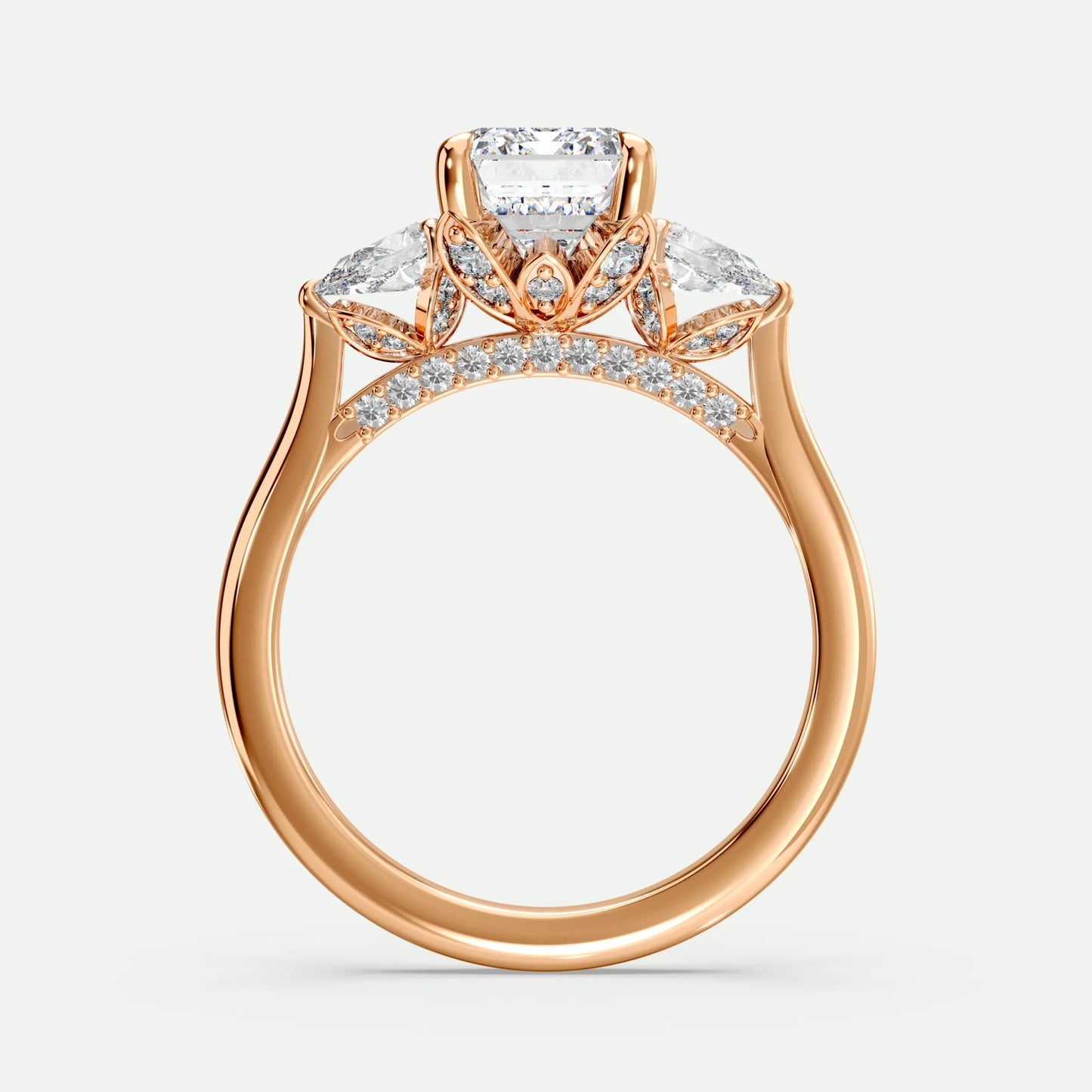 Emerald - Silver (Rose Gold)