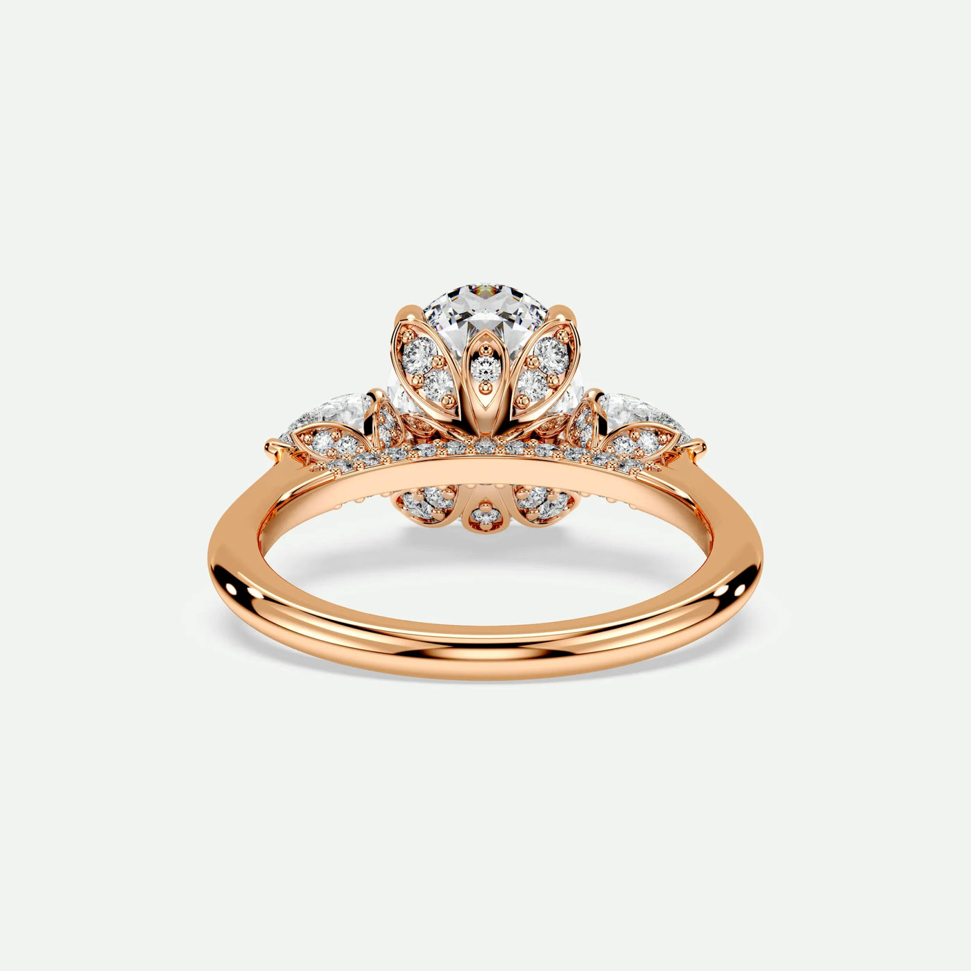 Oval - Silver (Rose Gold)